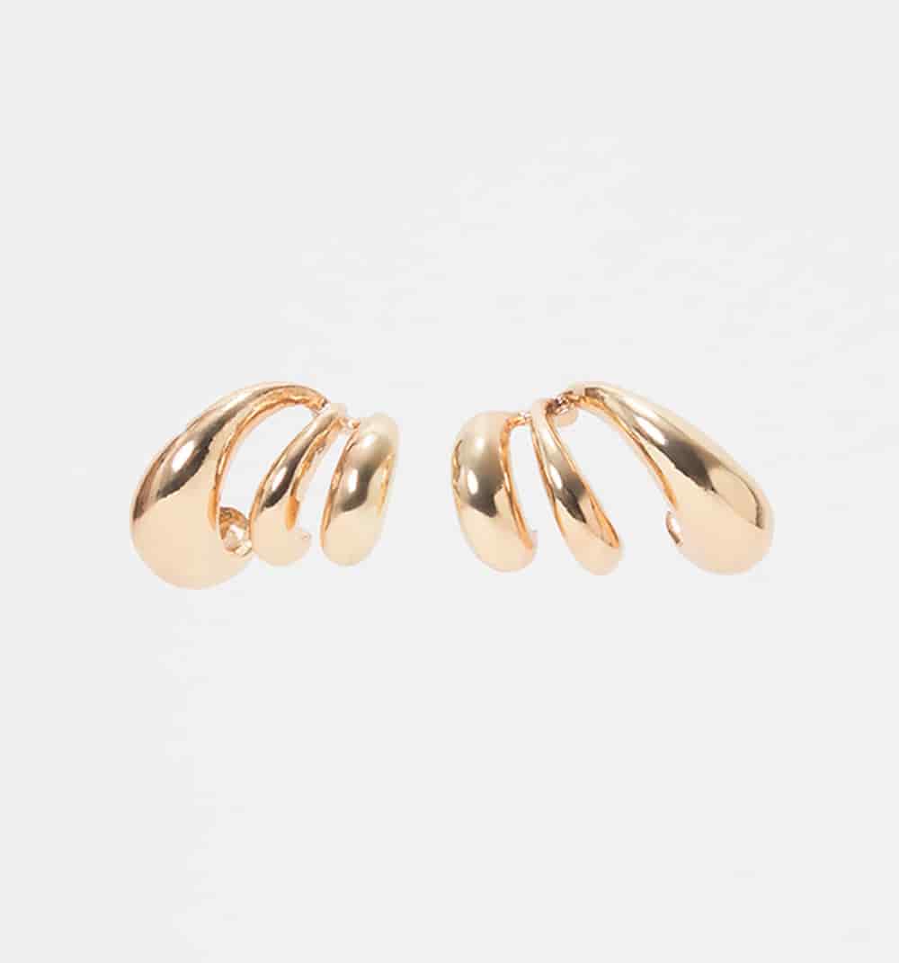 Aretes triple gota - miniatura 4
