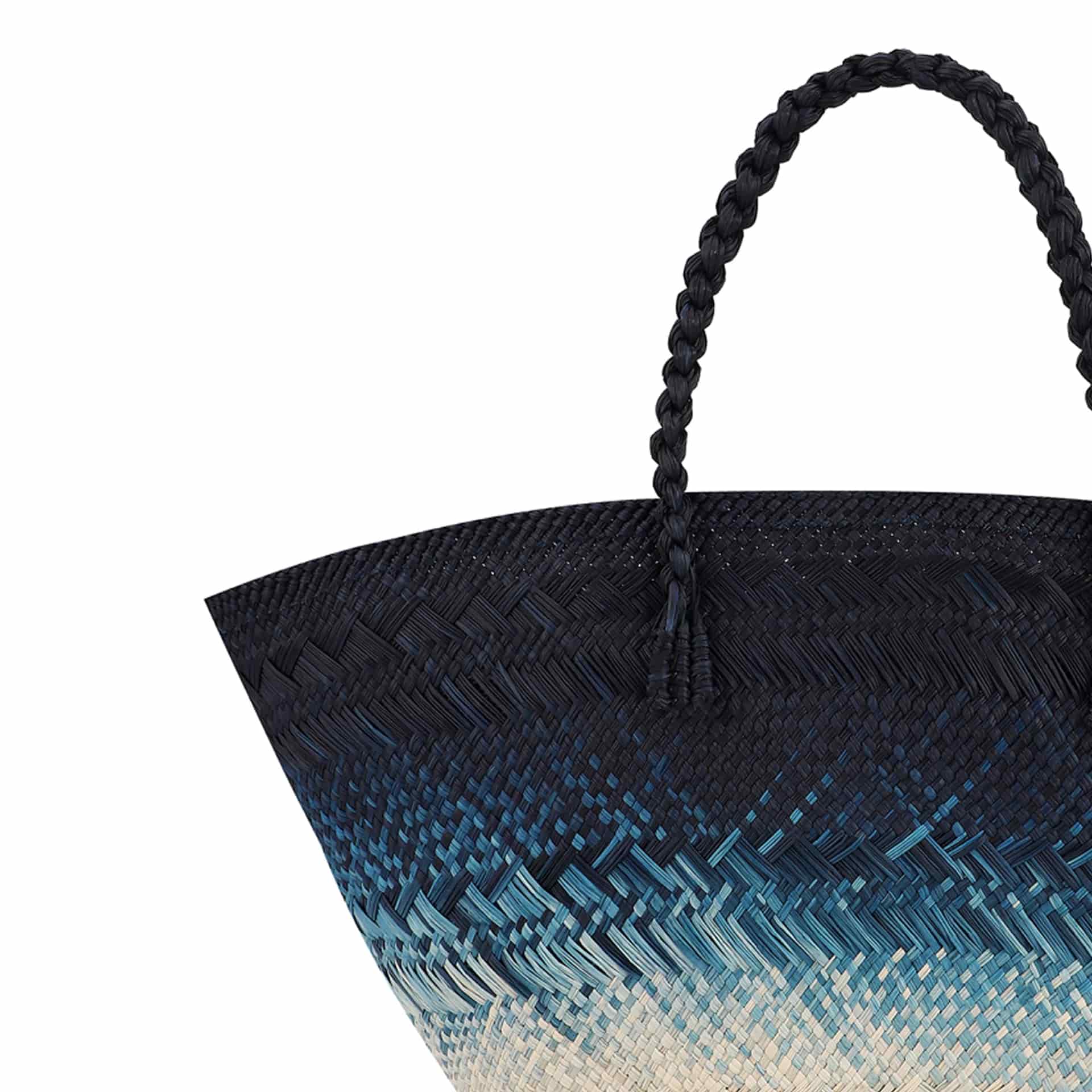 Bolso Artesanal de Playa Sandona Azul - miniatura 4