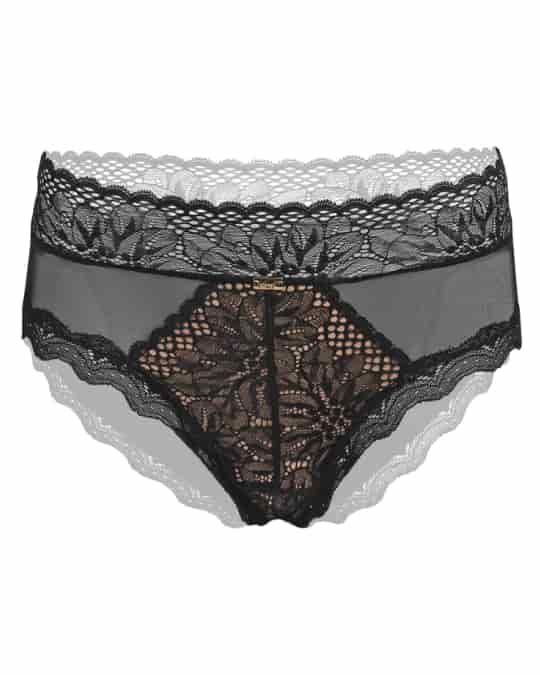 Panty cachetero tiro alto - ALMOND NEGRO - miniatura 1