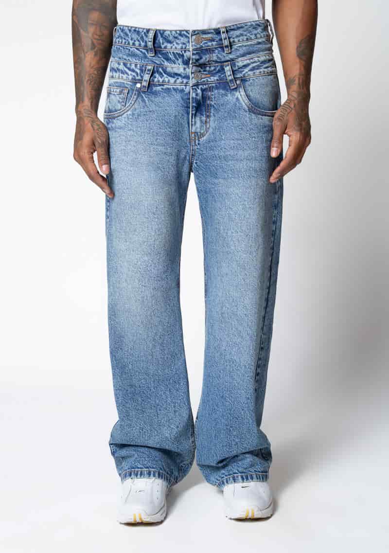 Dopamine Light-wash jeans - miniatura 2