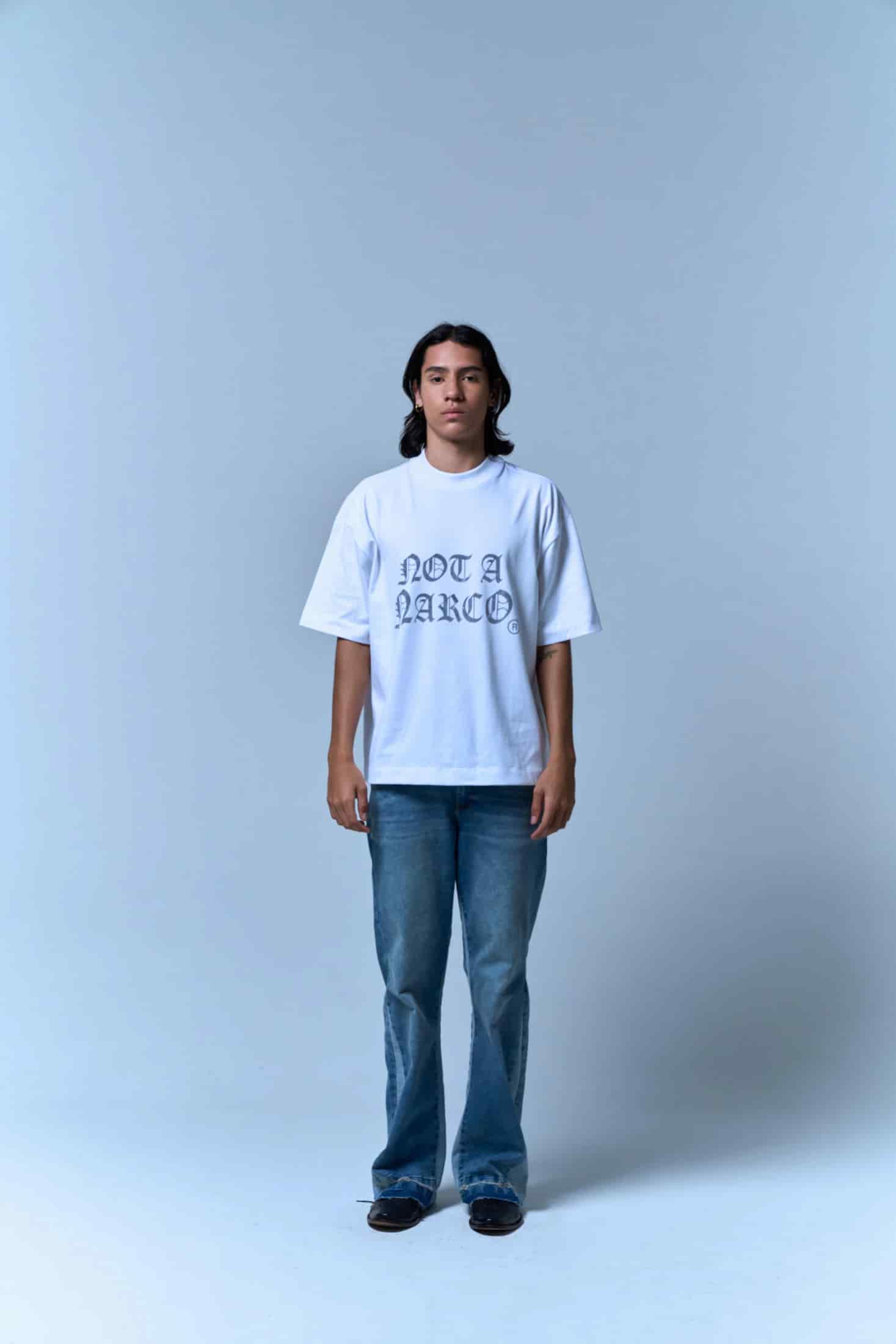 NOT A NARCO WHITE T-SHIRT - miniatura 2