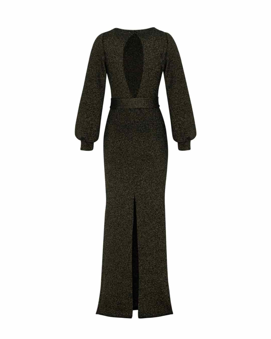 Vestido Ariadna Negro-Dorado - miniatura 7