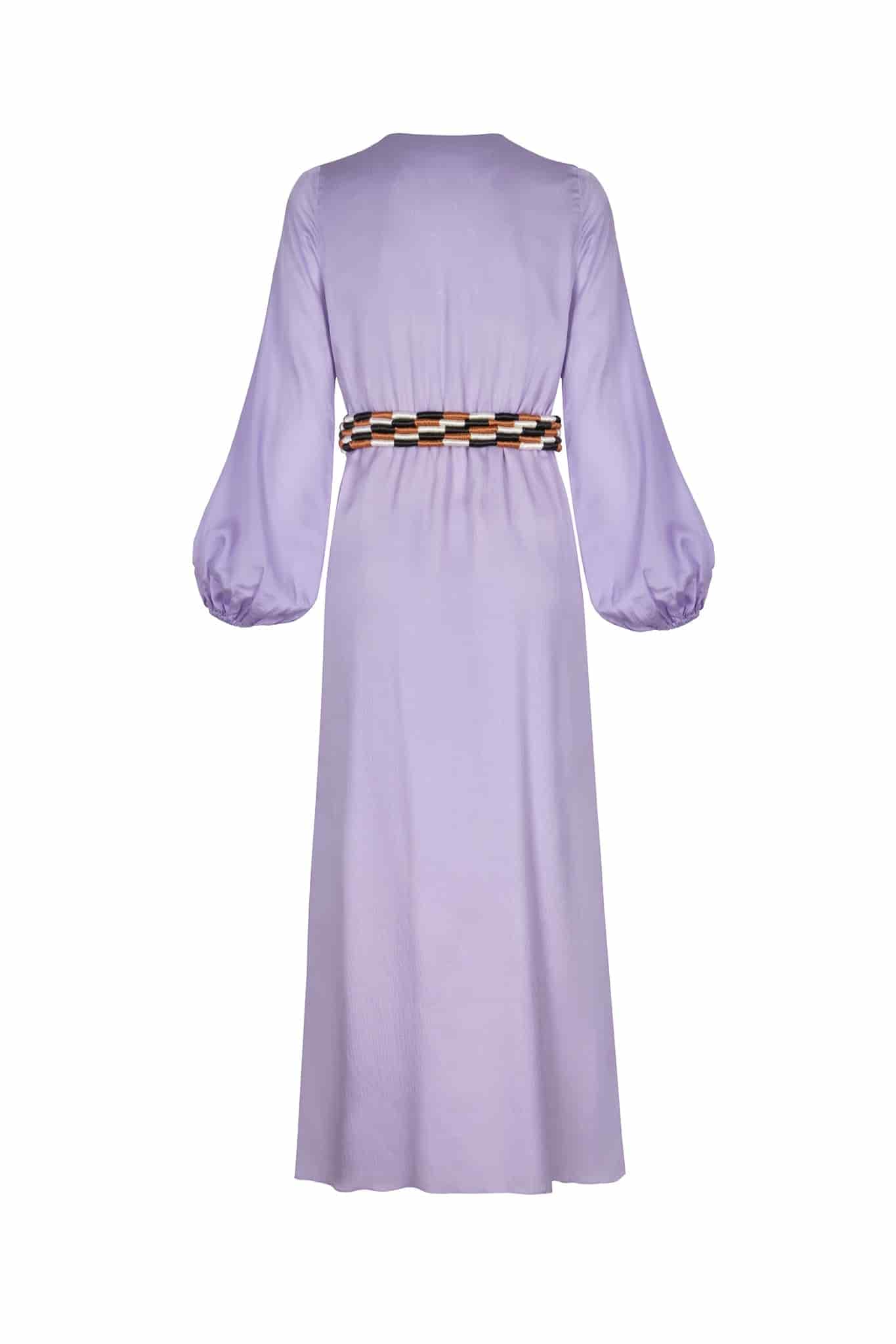 Tertulia Martellato Silk Maxi Dress / Lila - miniatura 5
