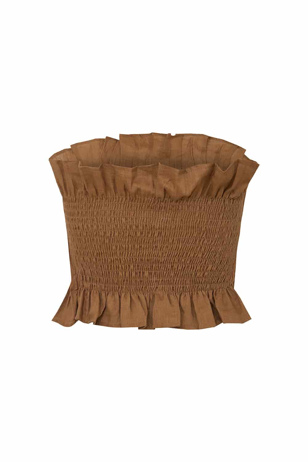 Crop top chiara mocca - miniatura 3