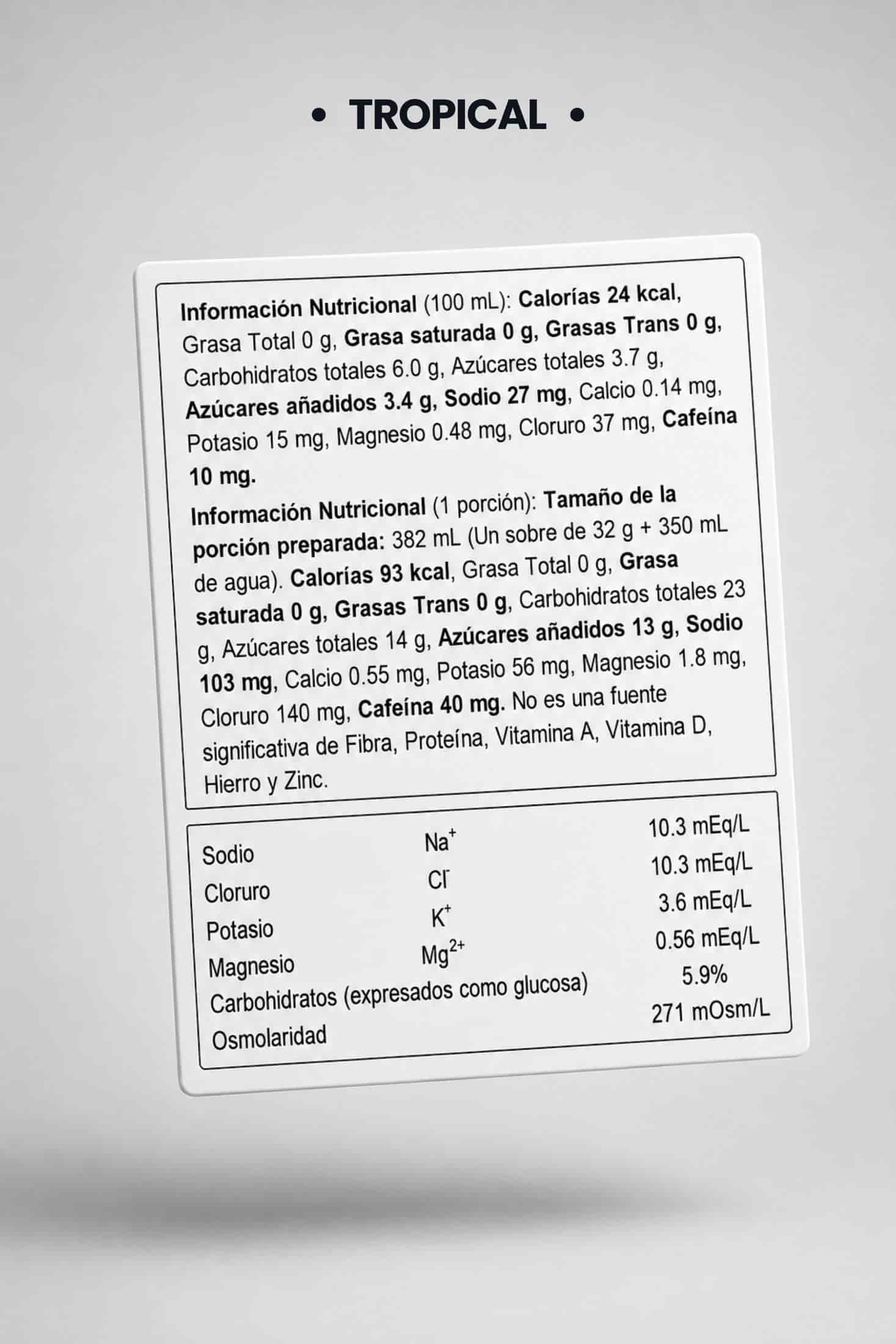 Gel Energético KOM | 23 g de Carbohidratos - miniatura 2
