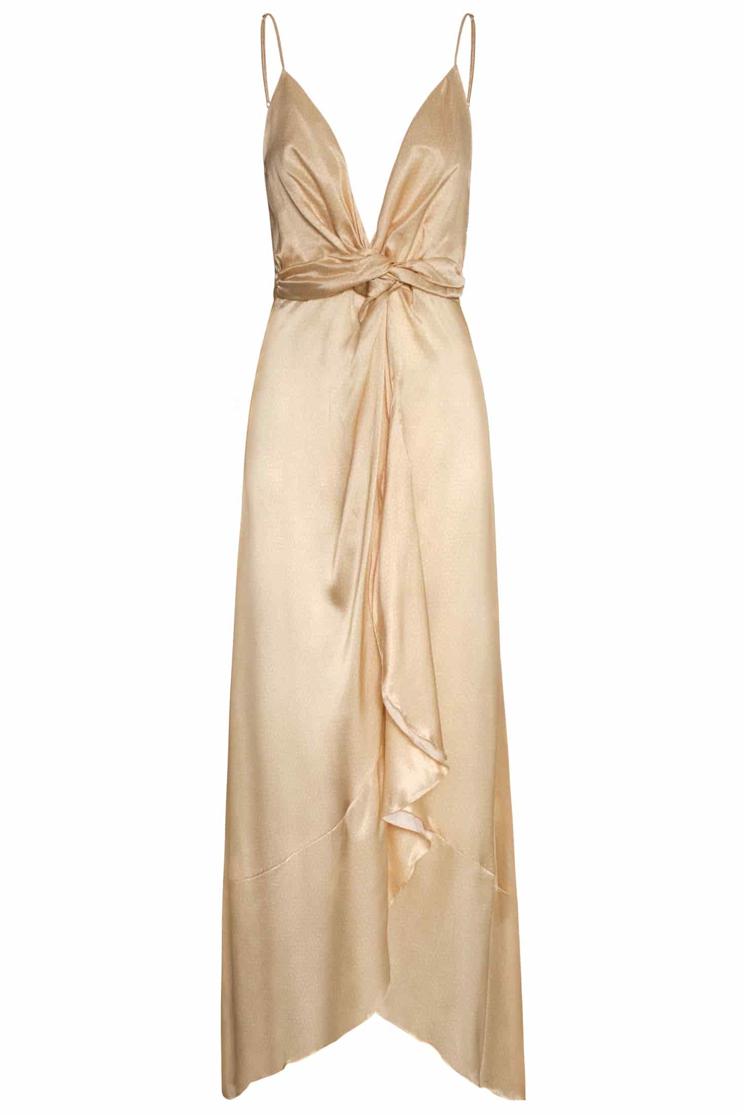 Sabina Satin Silk Midi Dress / Butter Reptile - miniatura 1
