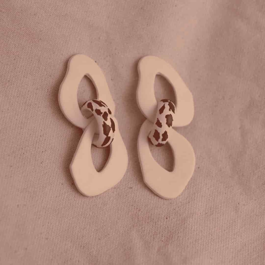 Aretes Iris Cow Print - miniatura 3