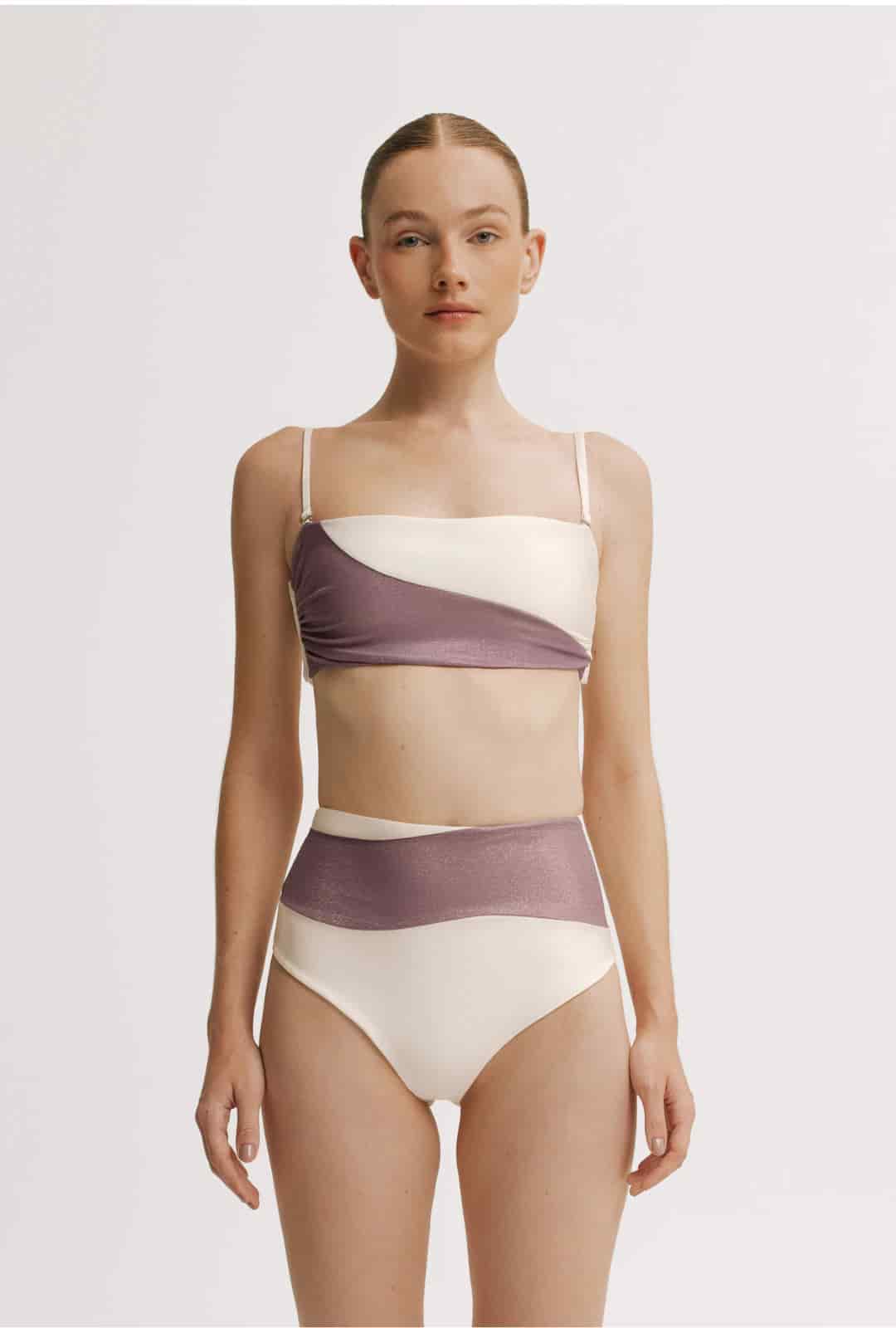 Top de Bikini Kaira Malva - miniatura 1