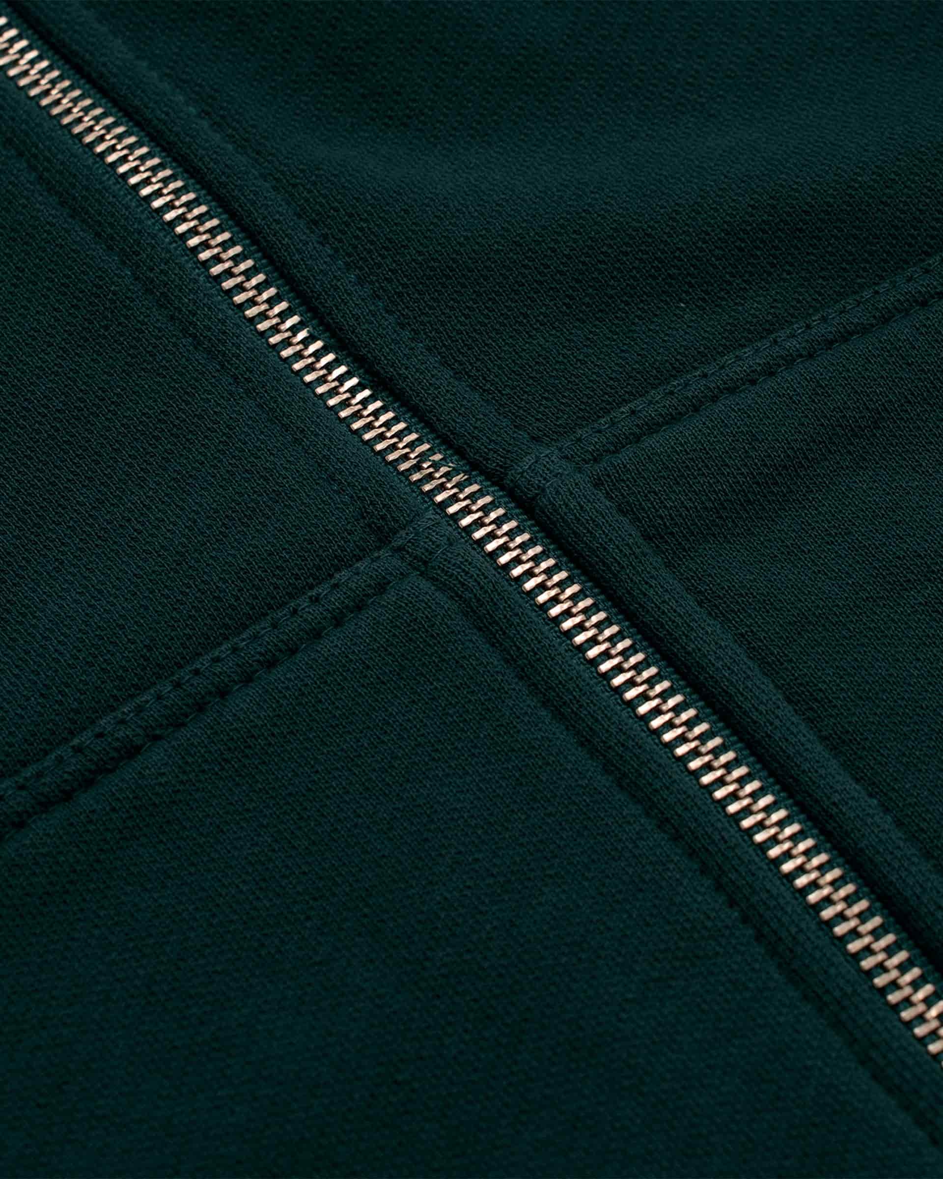 Zip Hoodie Oversized Básico V4 - Forest Green - miniatura 4
