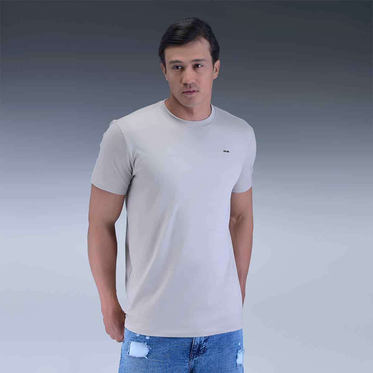 Camiseta Básica Gris - miniatura 1