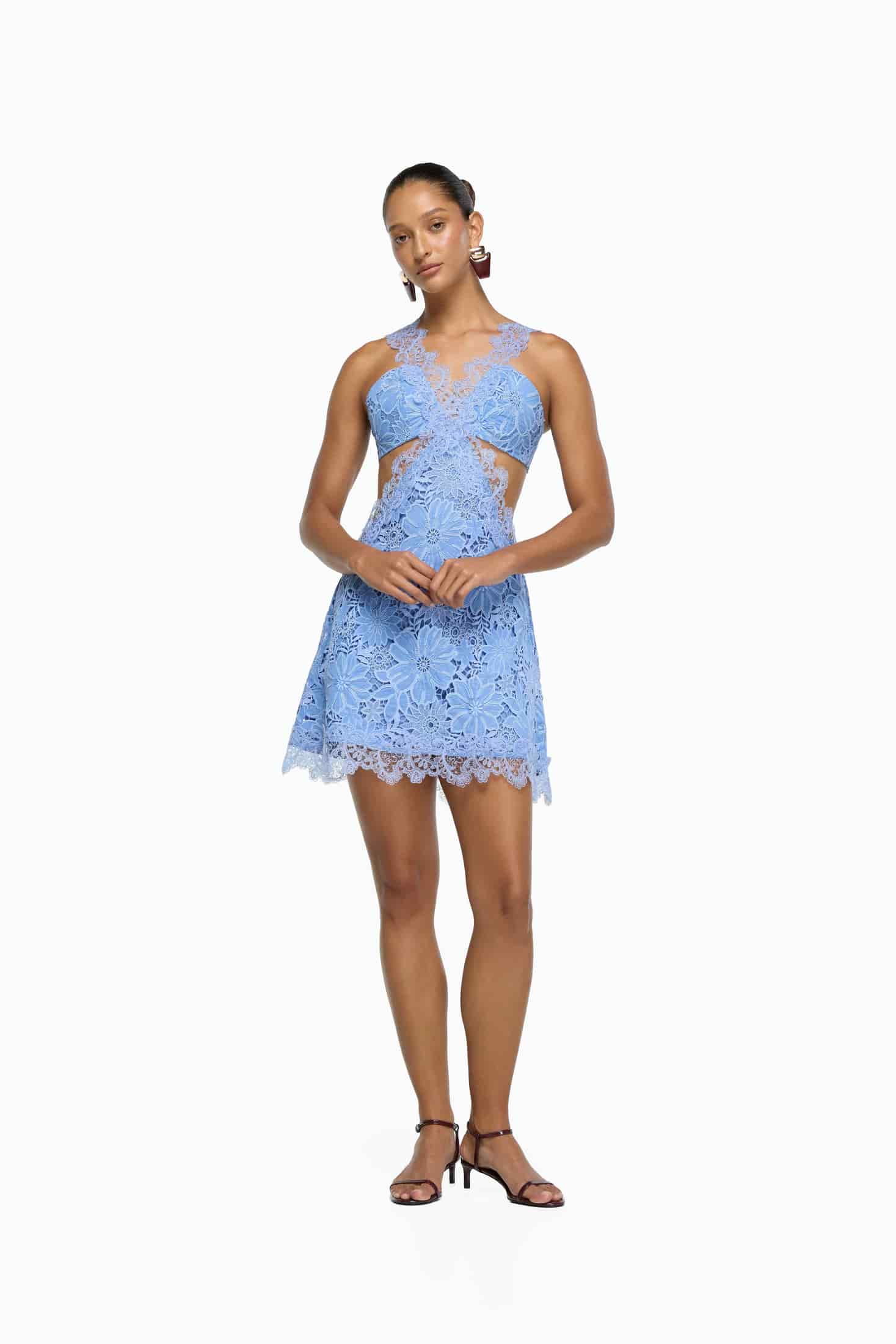 THERESE MINI DRESS BLUE - miniatura 6
