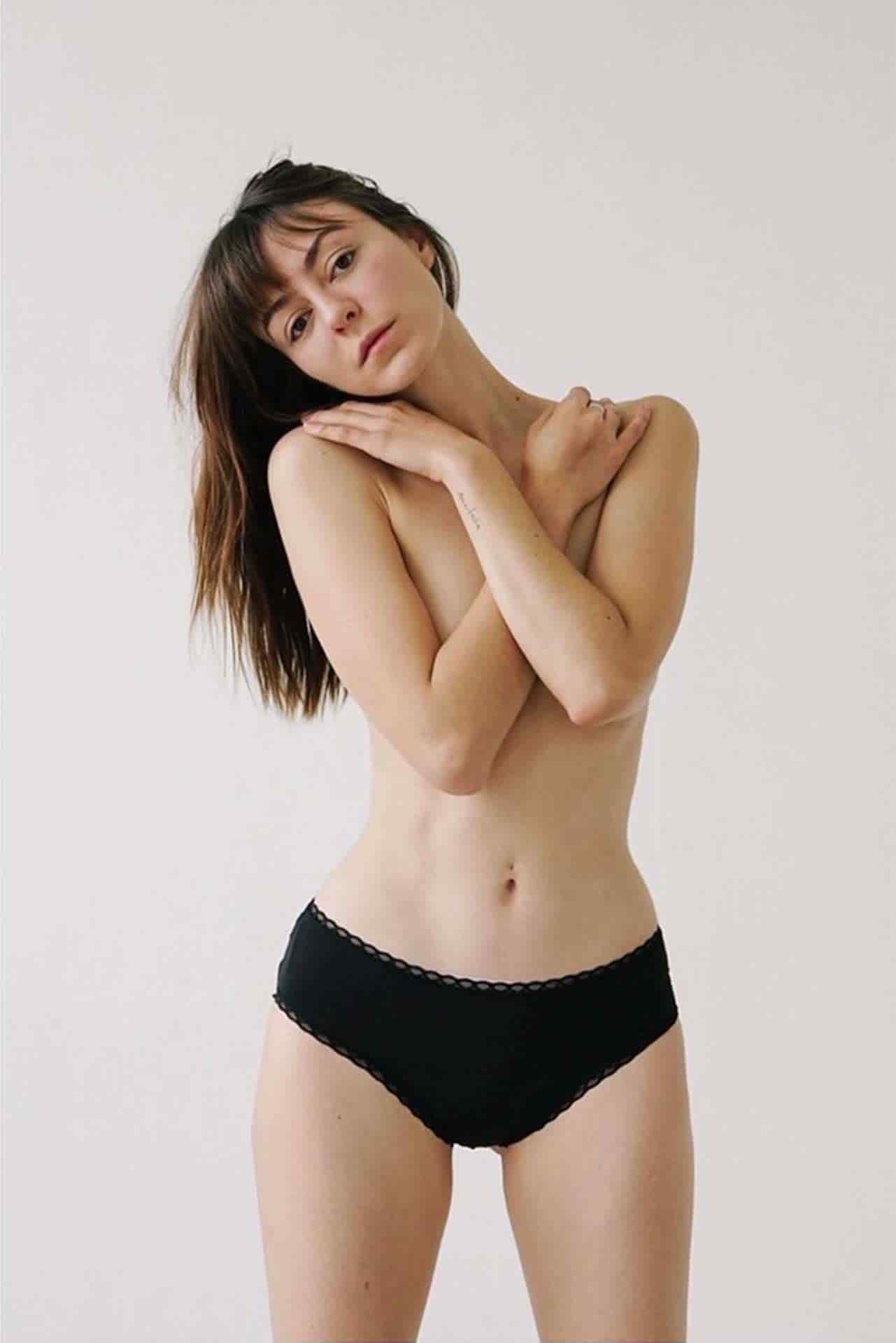 Calzones Menstruales | Descaderado Negro súper absorbente - miniatura 5