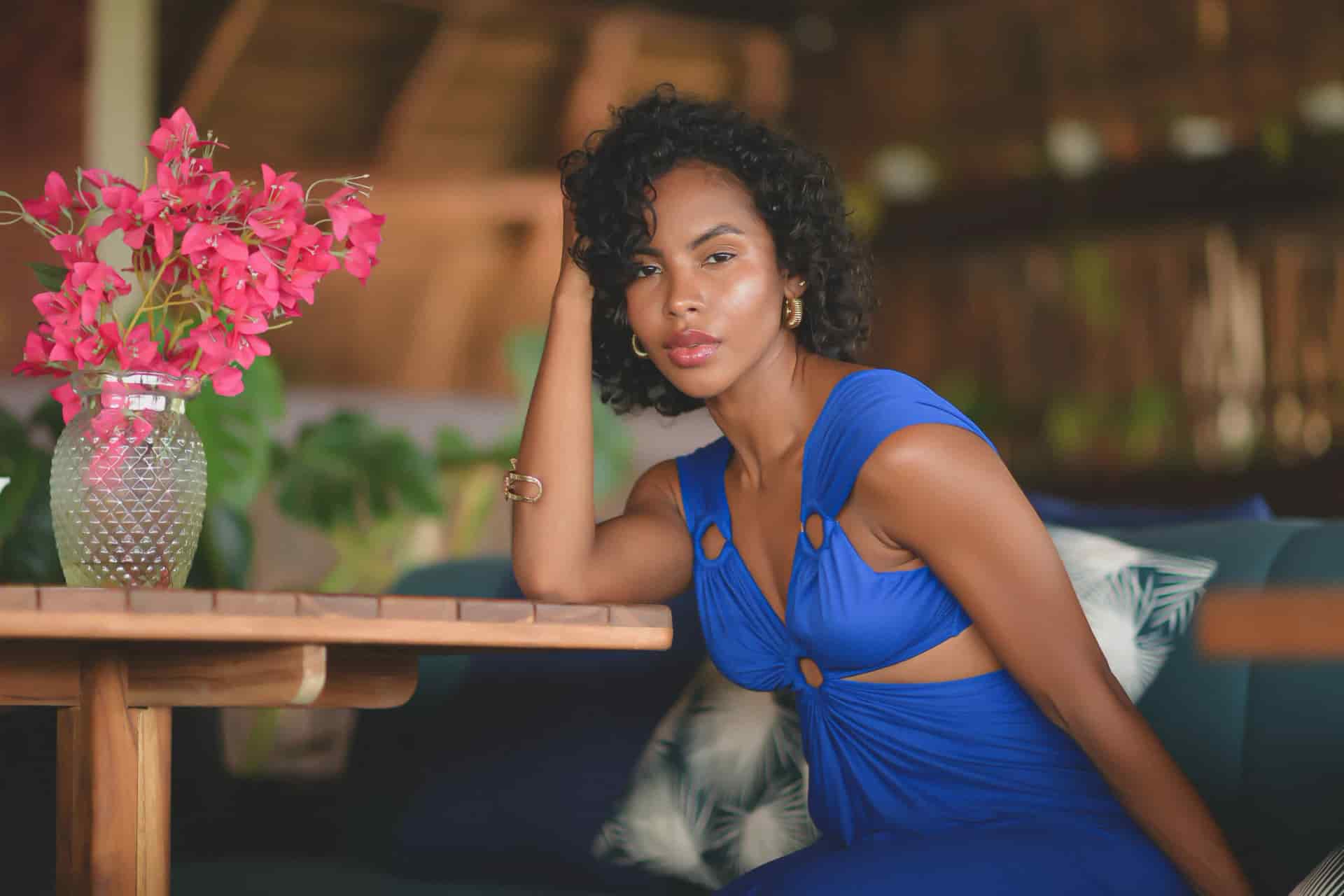 Tulum dress - Blue - miniatura 14