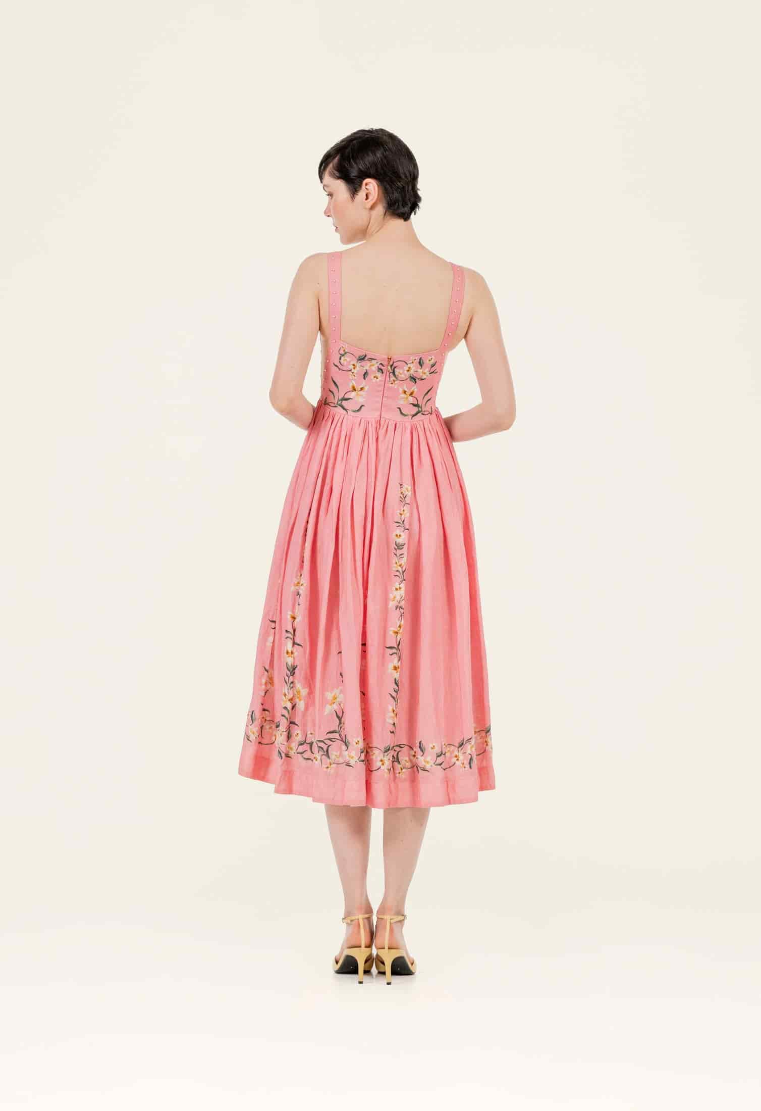 Mielero Promesa Midi Dress - miniatura 6