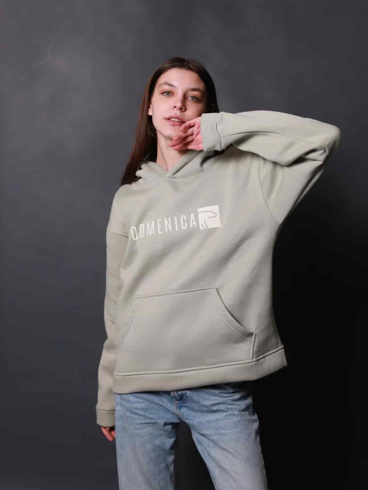 HOODIE OSO BEIGE OVERSIZED - UNISEX - miniatura 1