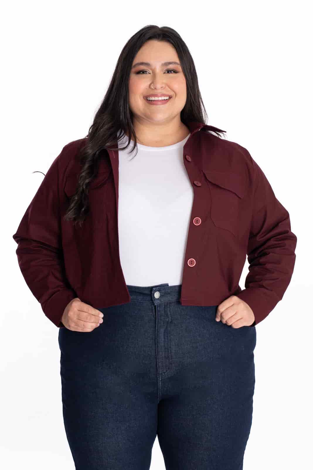 Chaqueta Ramona Vino Tinto - miniatura 8