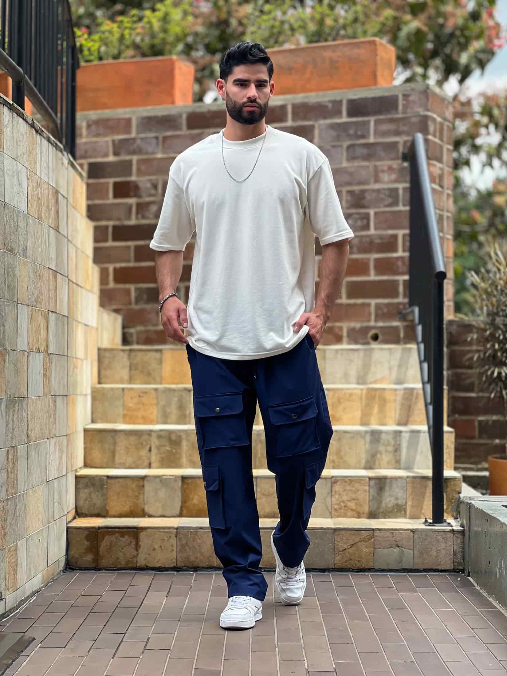 Cargo Antifluido Azul navy 14185 - miniatura 3