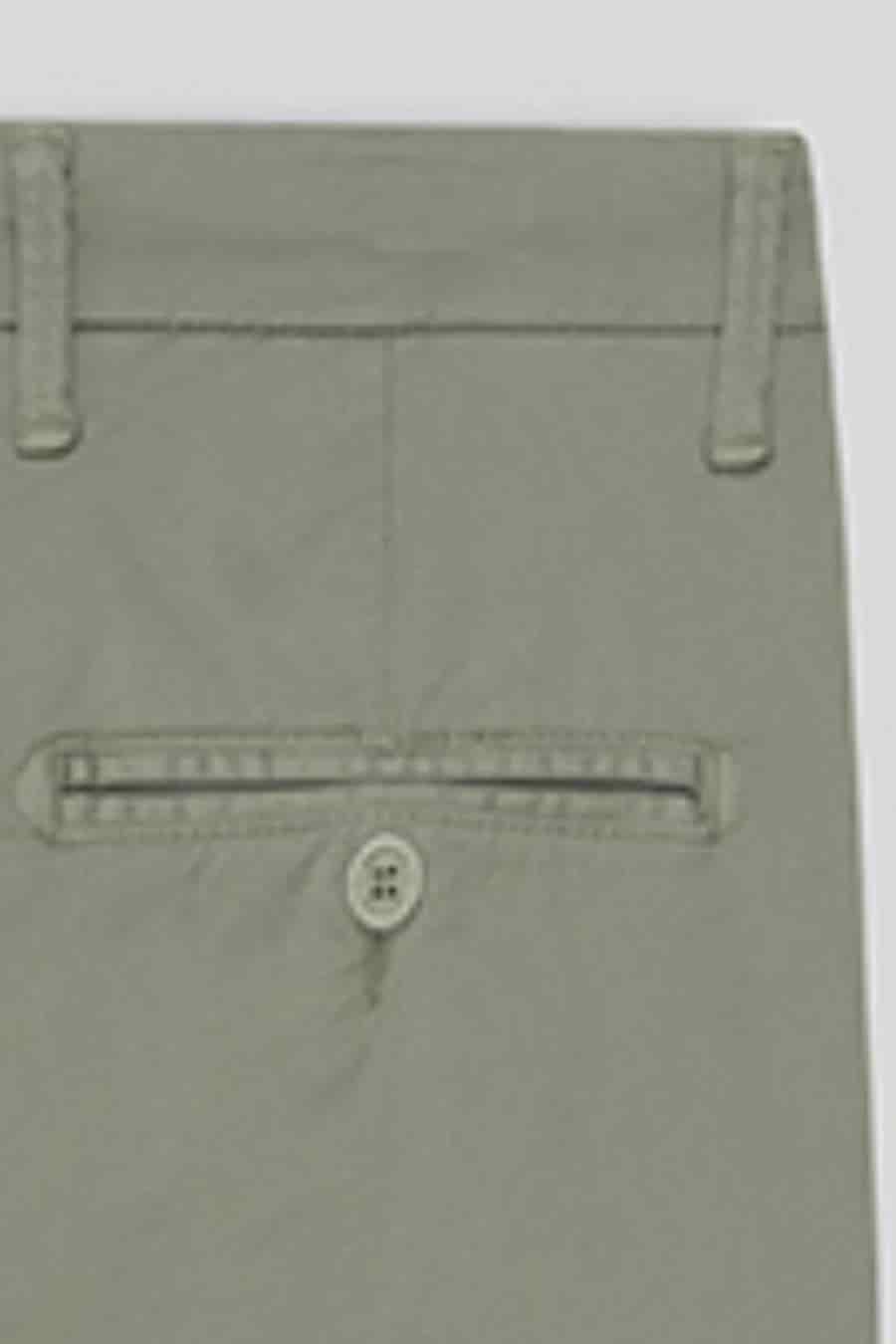 Men's cotton pants military green mauro - miniatura 3