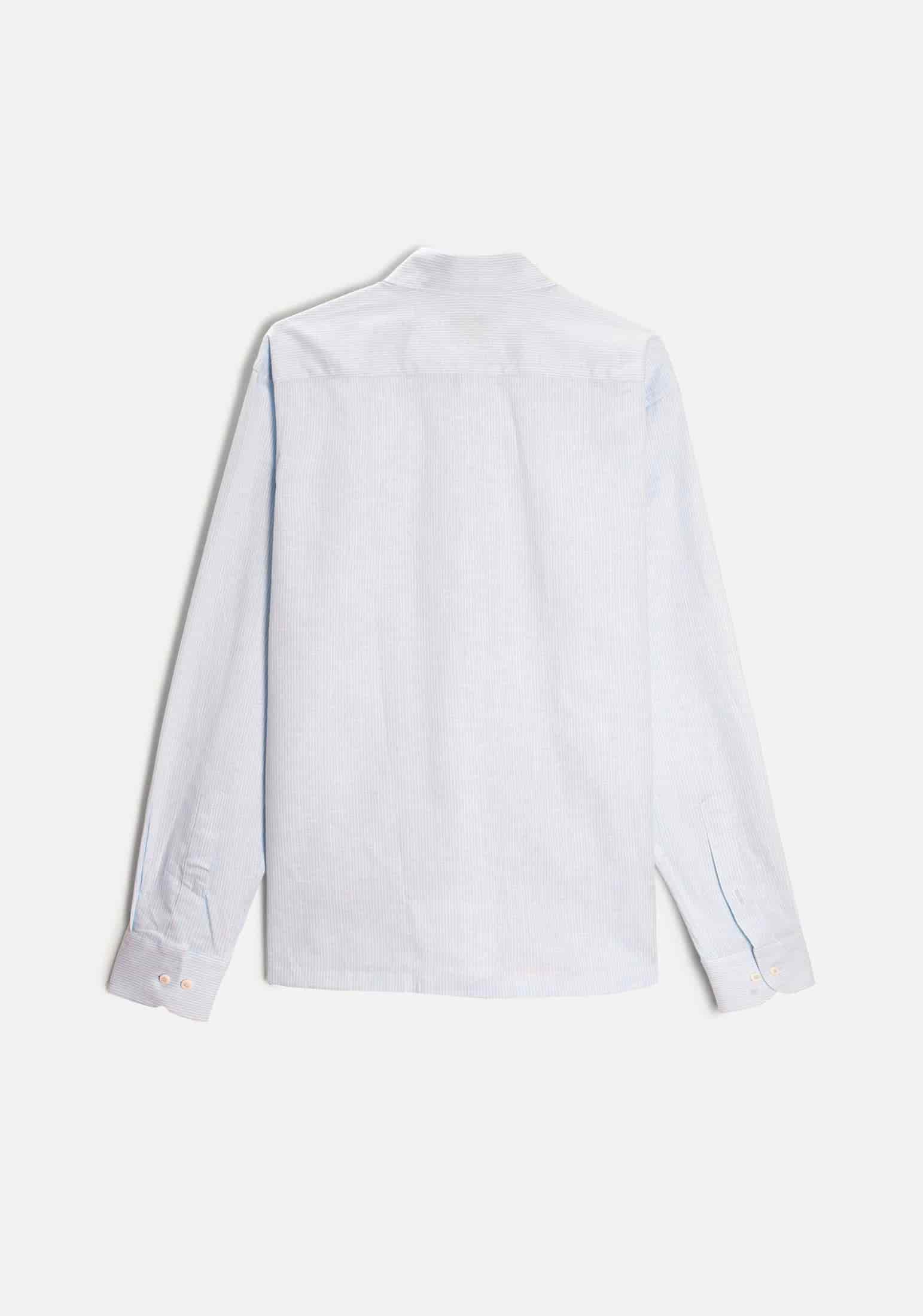 Camisa H CI Jamaica Rayas Delg Azul Claro - miniatura 7