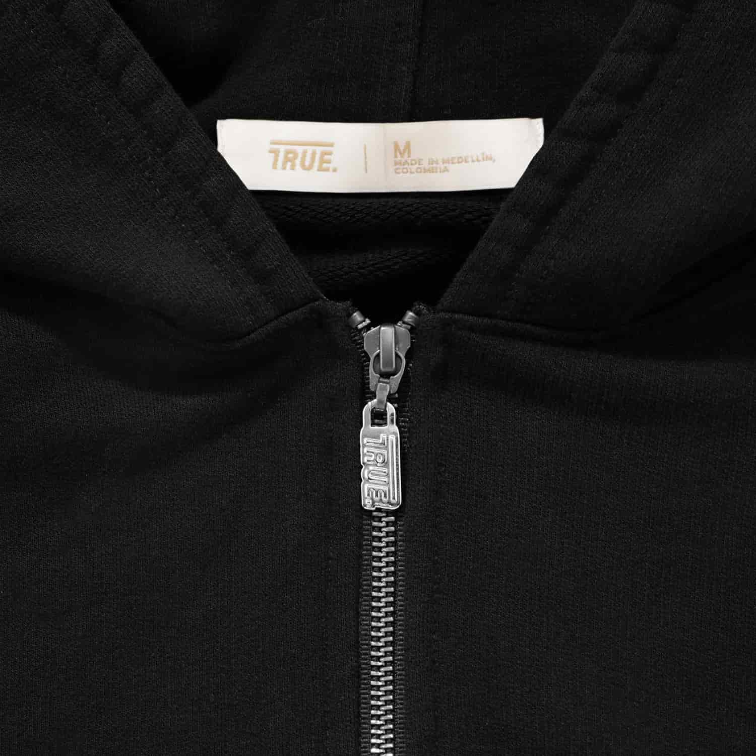 Classic Zipper Hoodie - Black - miniatura 16