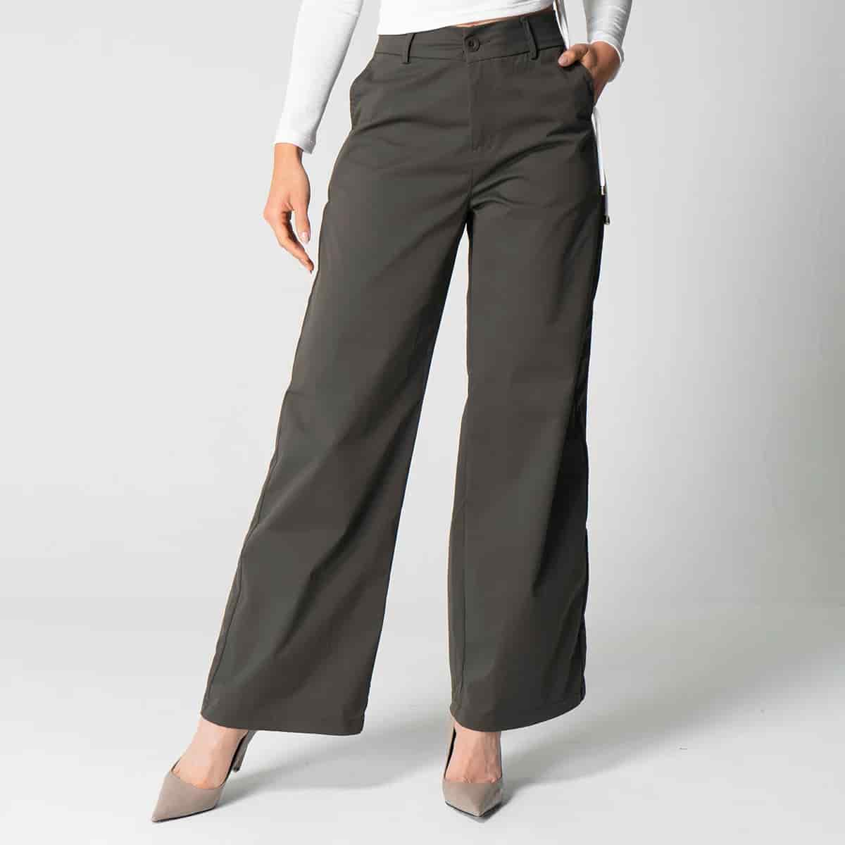 Pantalon Unicolor Wide Leg Zac - miniatura 2