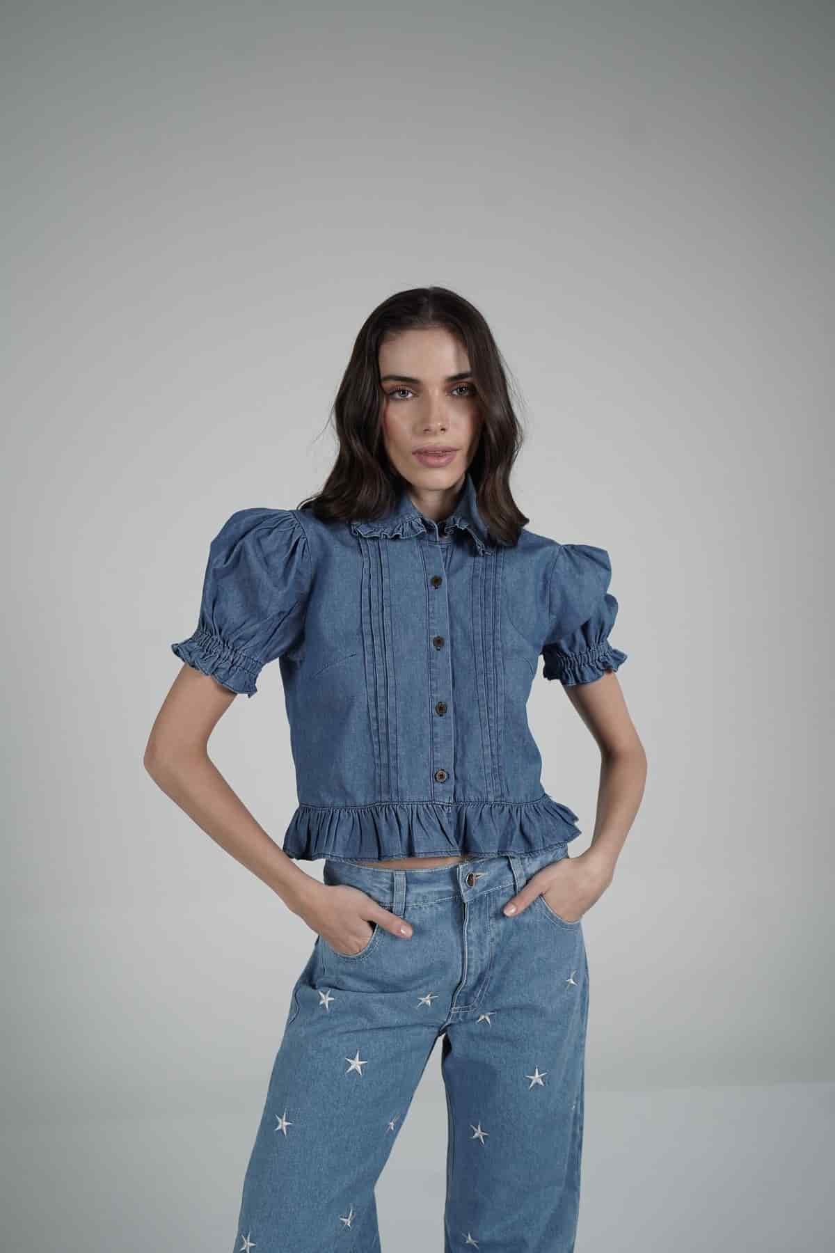 Magnolia Denim Shirt - miniatura 1
