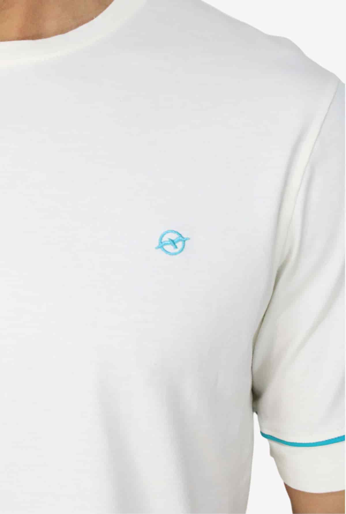 Camiseta Marfil Para Hombre DMTSOUT02 - miniatura 3