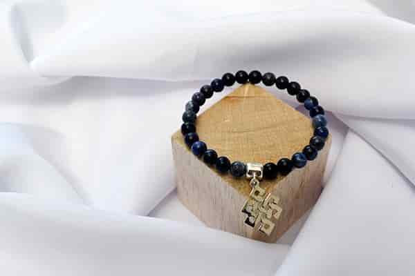Pulsera Sodalita dije infinito - miniatura 3