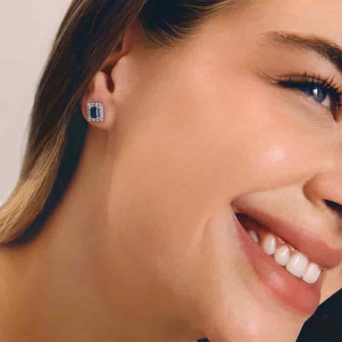 Arete Corona Thin Baguette - miniatura 2
