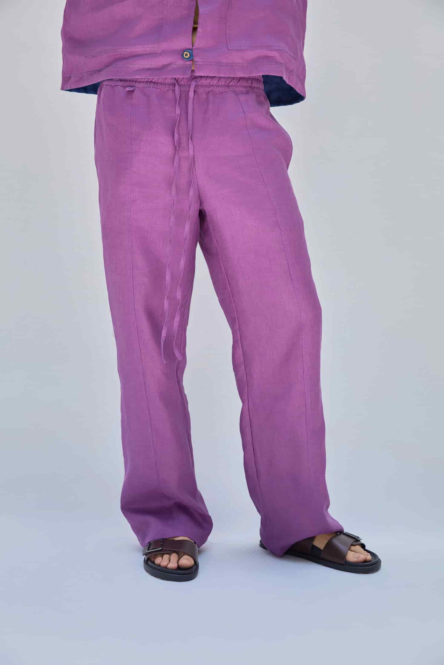 GEORGE PANTS PURPLE - miniatura 2