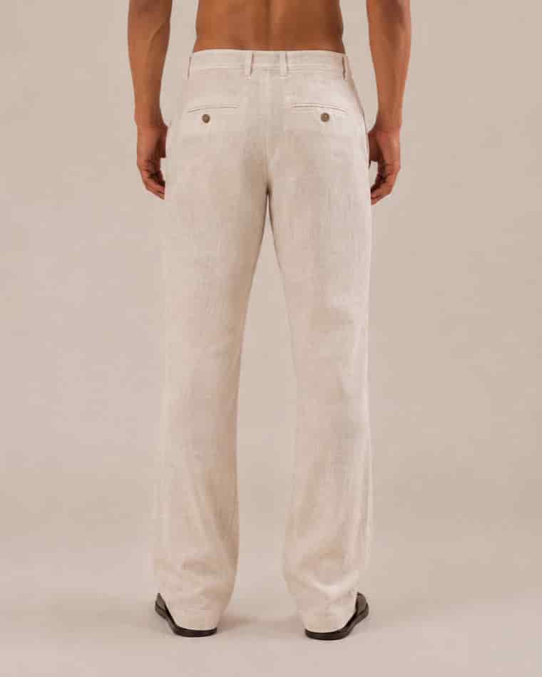 pantalón regular fit beige - miniatura 2