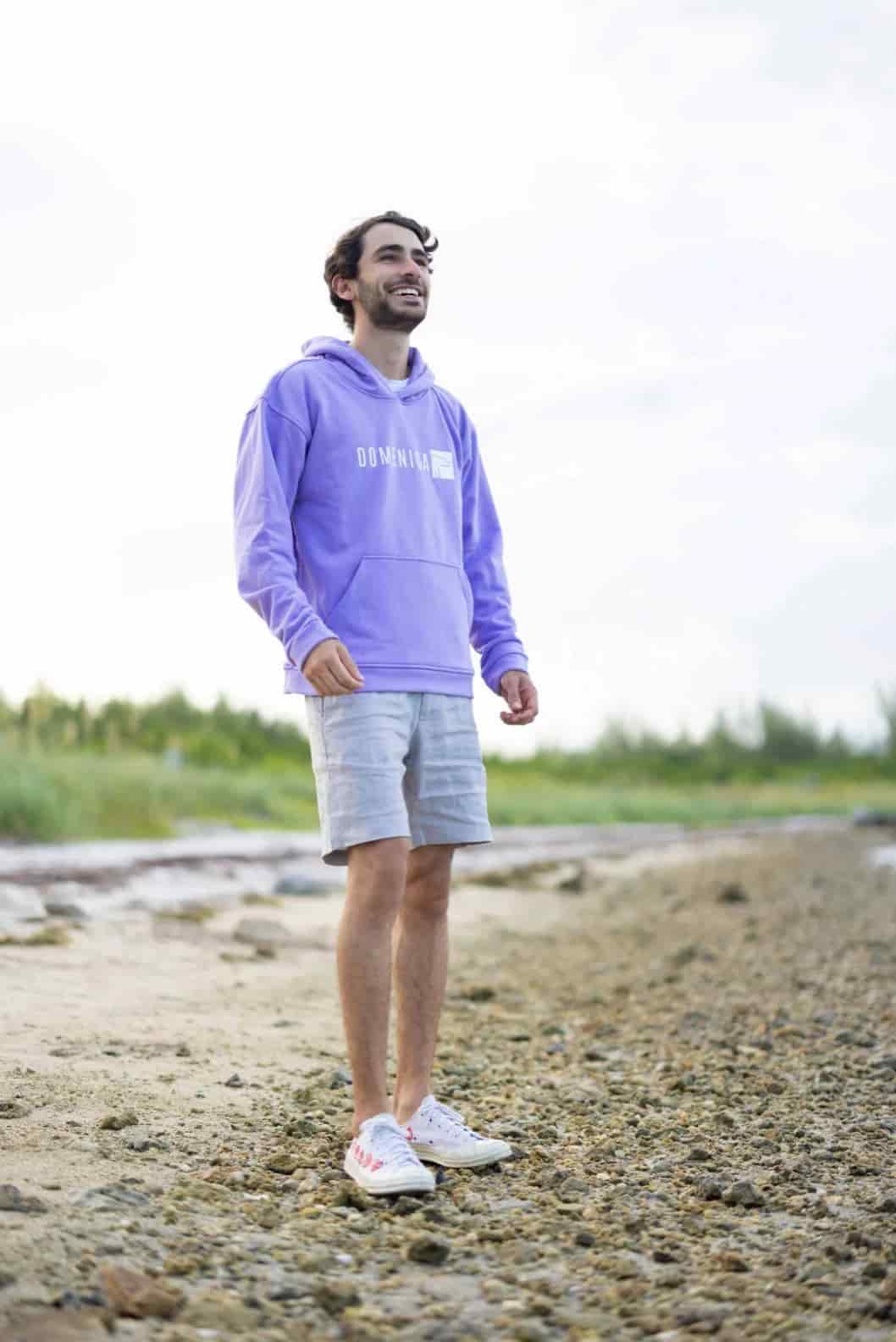 HOODIE OSO MORADO OVERSIZED - UNISEX - miniatura 2