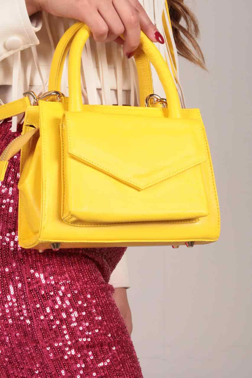 MiniBag Amarillo – Bolso en Cuero - miniatura 3