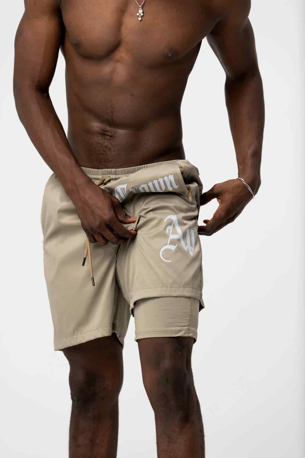 GRIM KHAKI SHORTS - miniatura 3