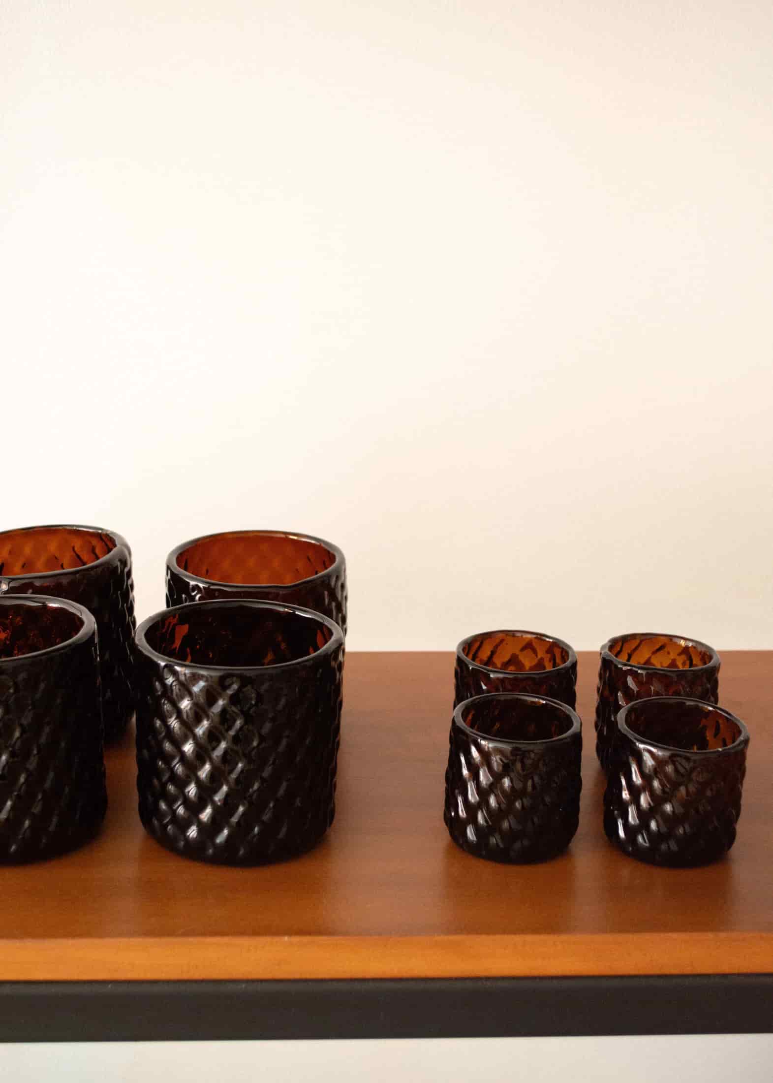 AMBER MIST SHOT GLASSES (SET OF 4) - miniatura 2