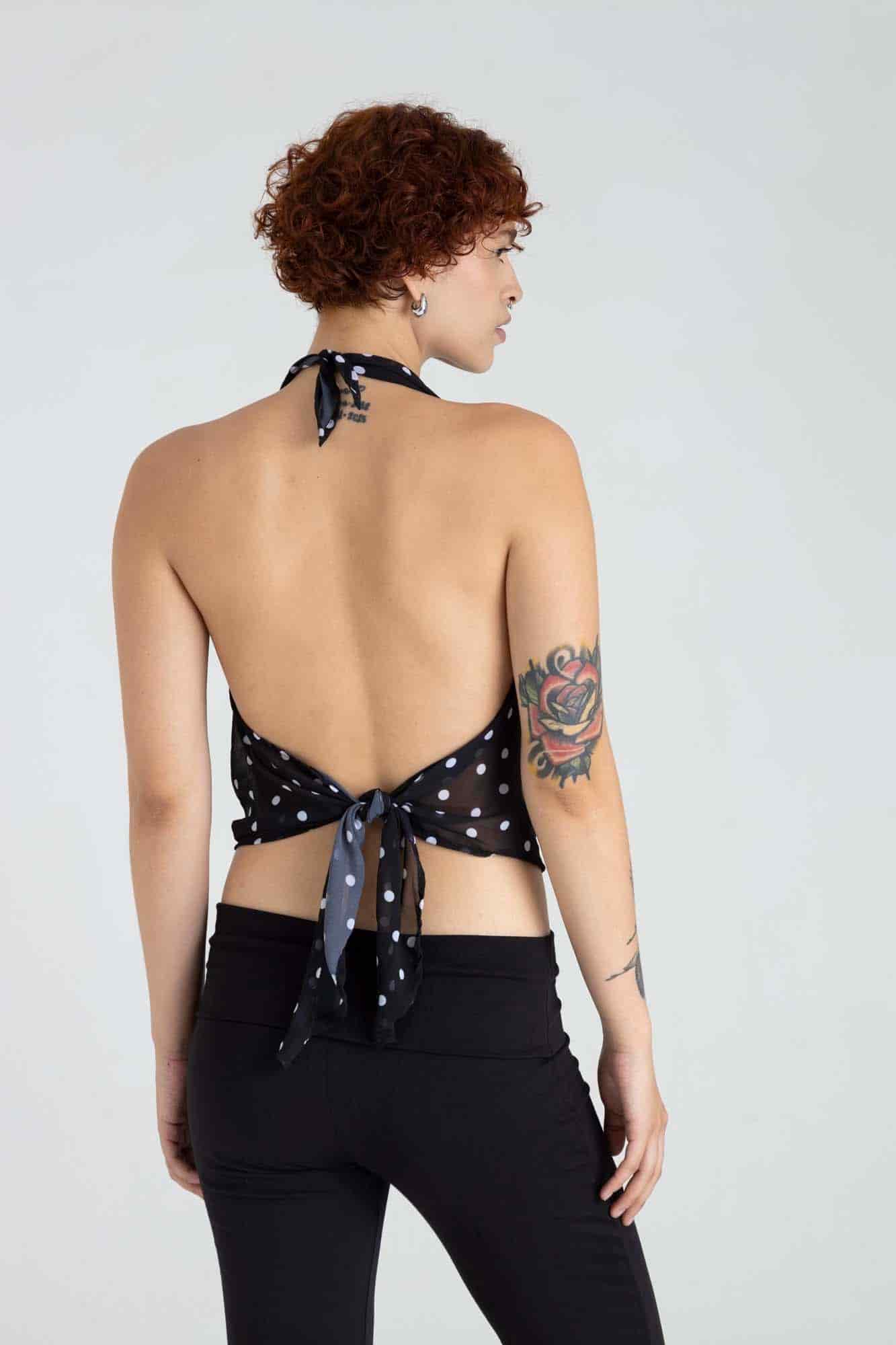 GABY DRAPED TOP - miniatura 2