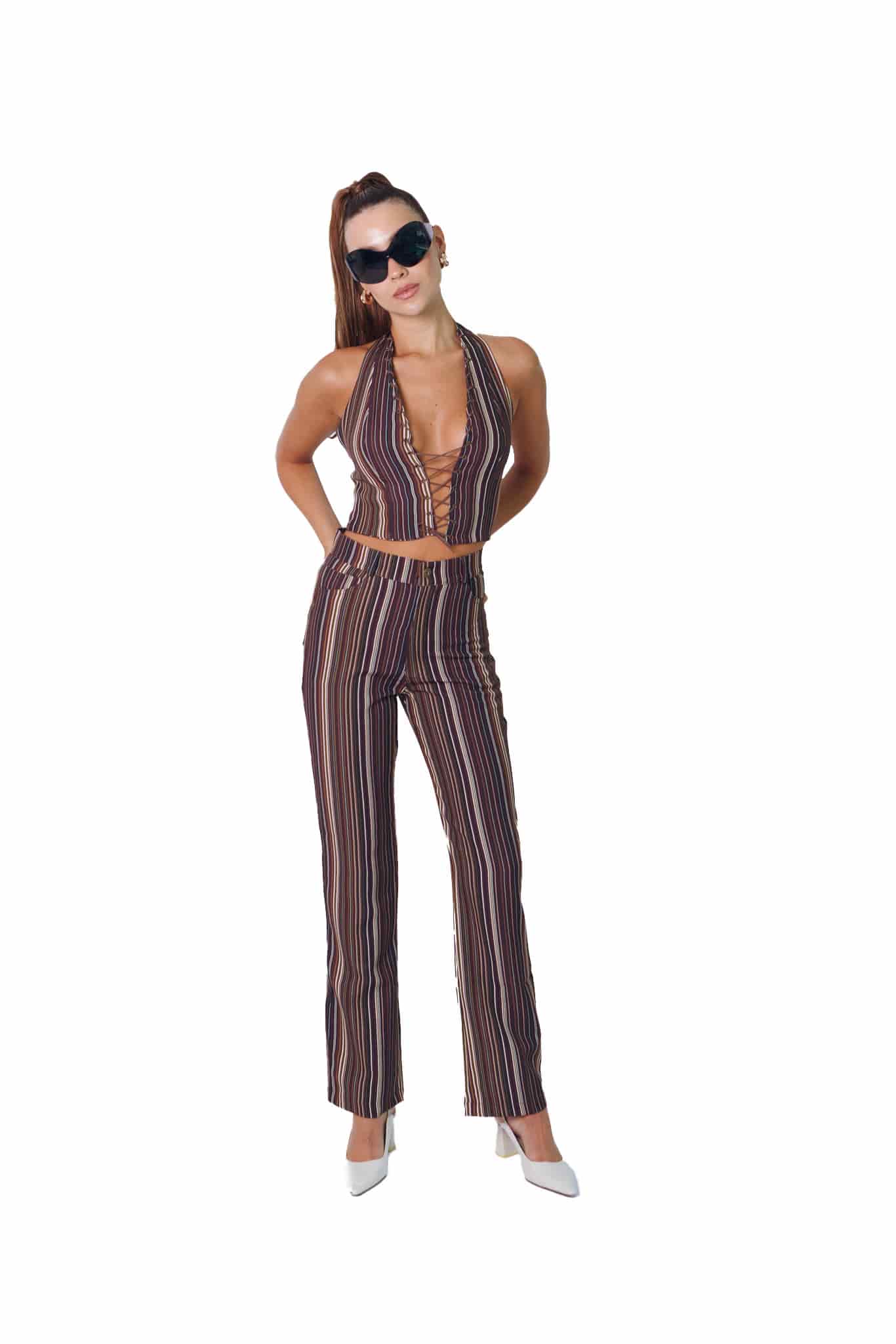 Private: Halter Top in Crimson Rush - miniatura 3