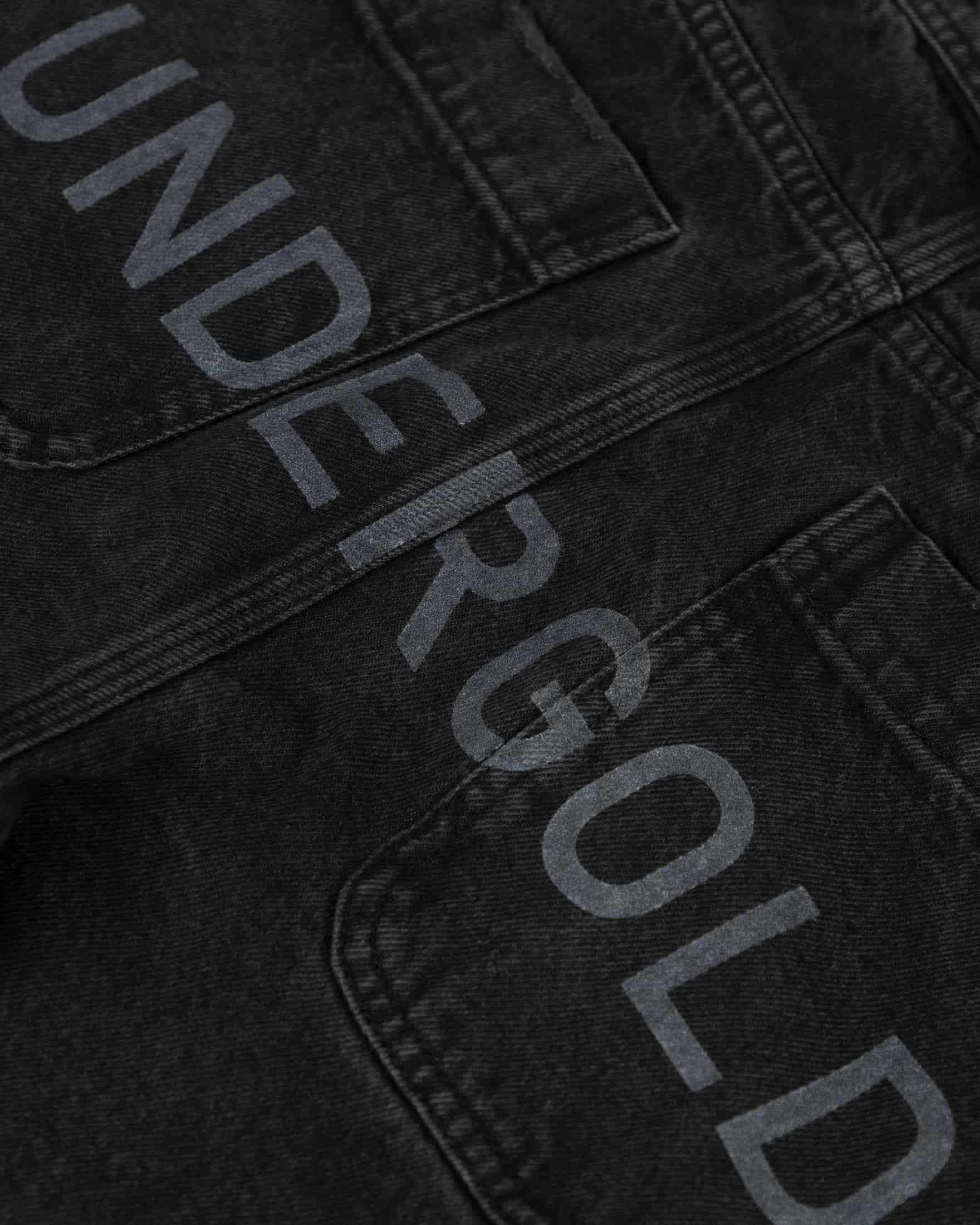 Line Basic Slim Fit Ripped Jeans Washed Black - miniatura 4