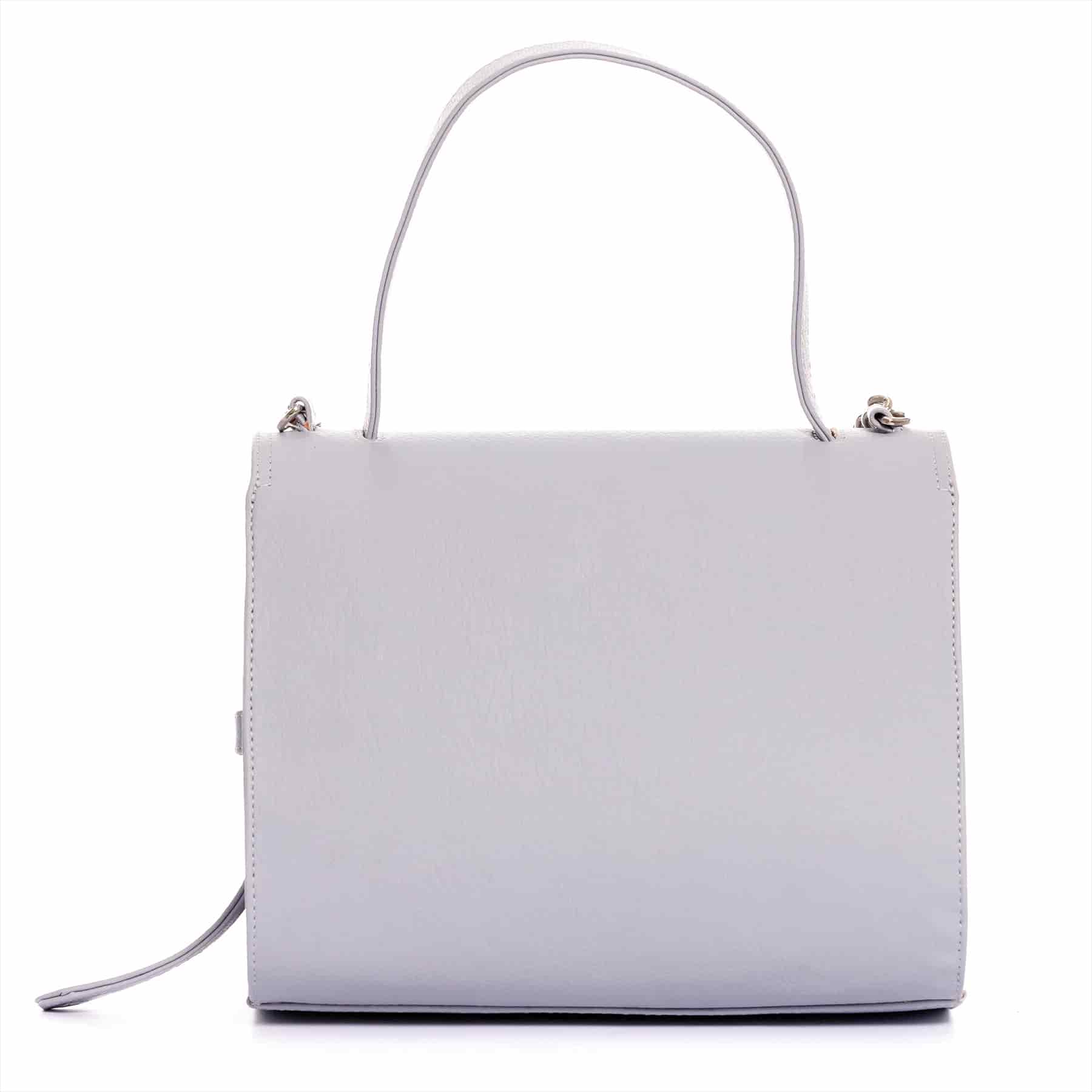 Cartera Para Mujer Dandy Gris Con Cargadera En Cadena - miniatura 2