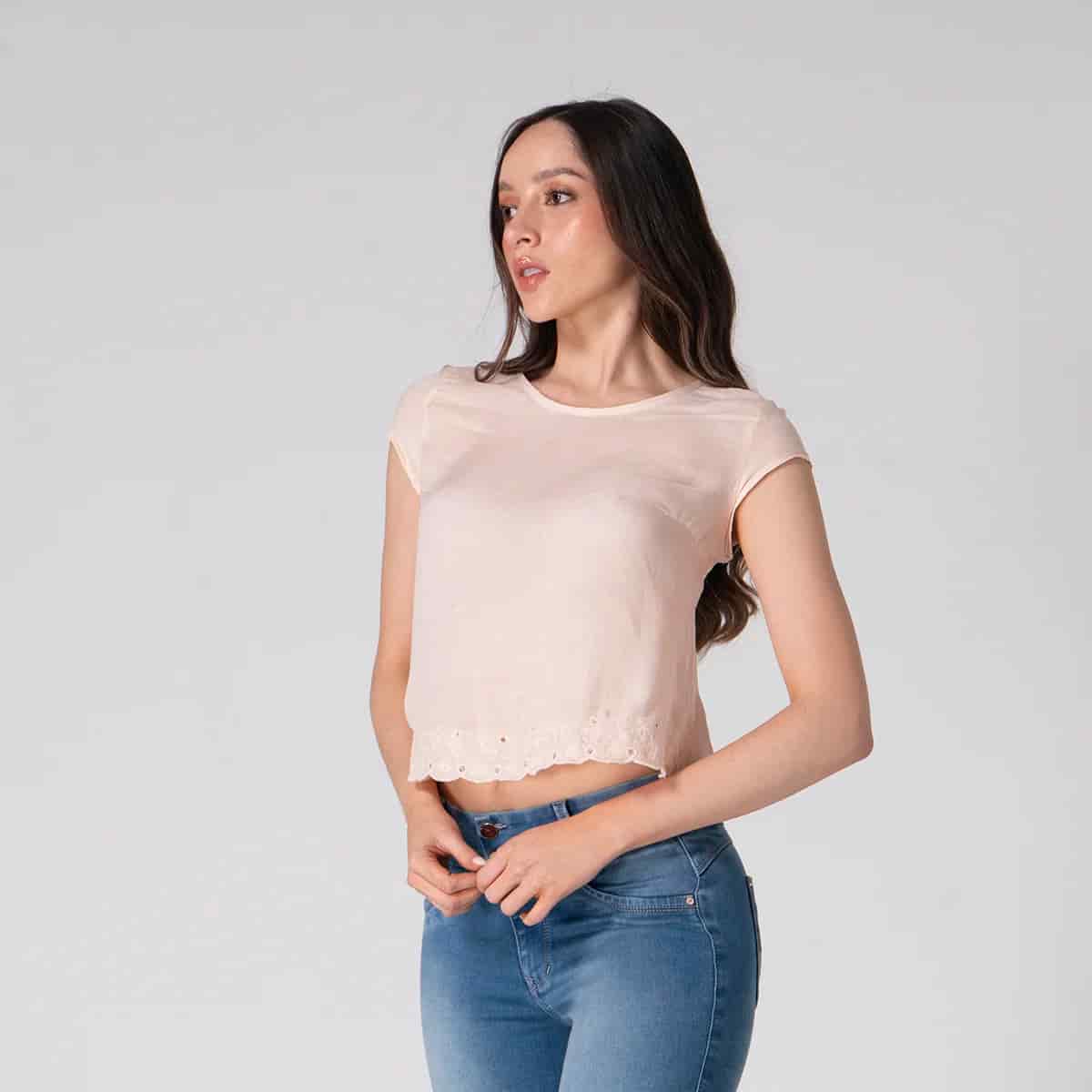 Blusa Slim Cuello Redondo Marie - miniatura 3