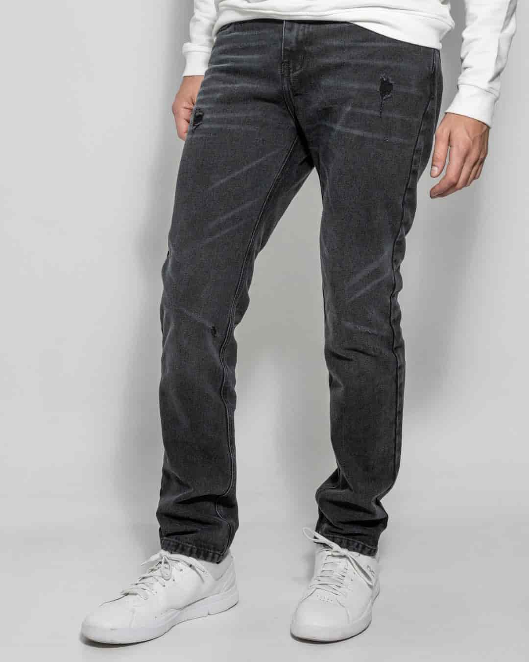 Jean Negro con Rotos - miniatura 3