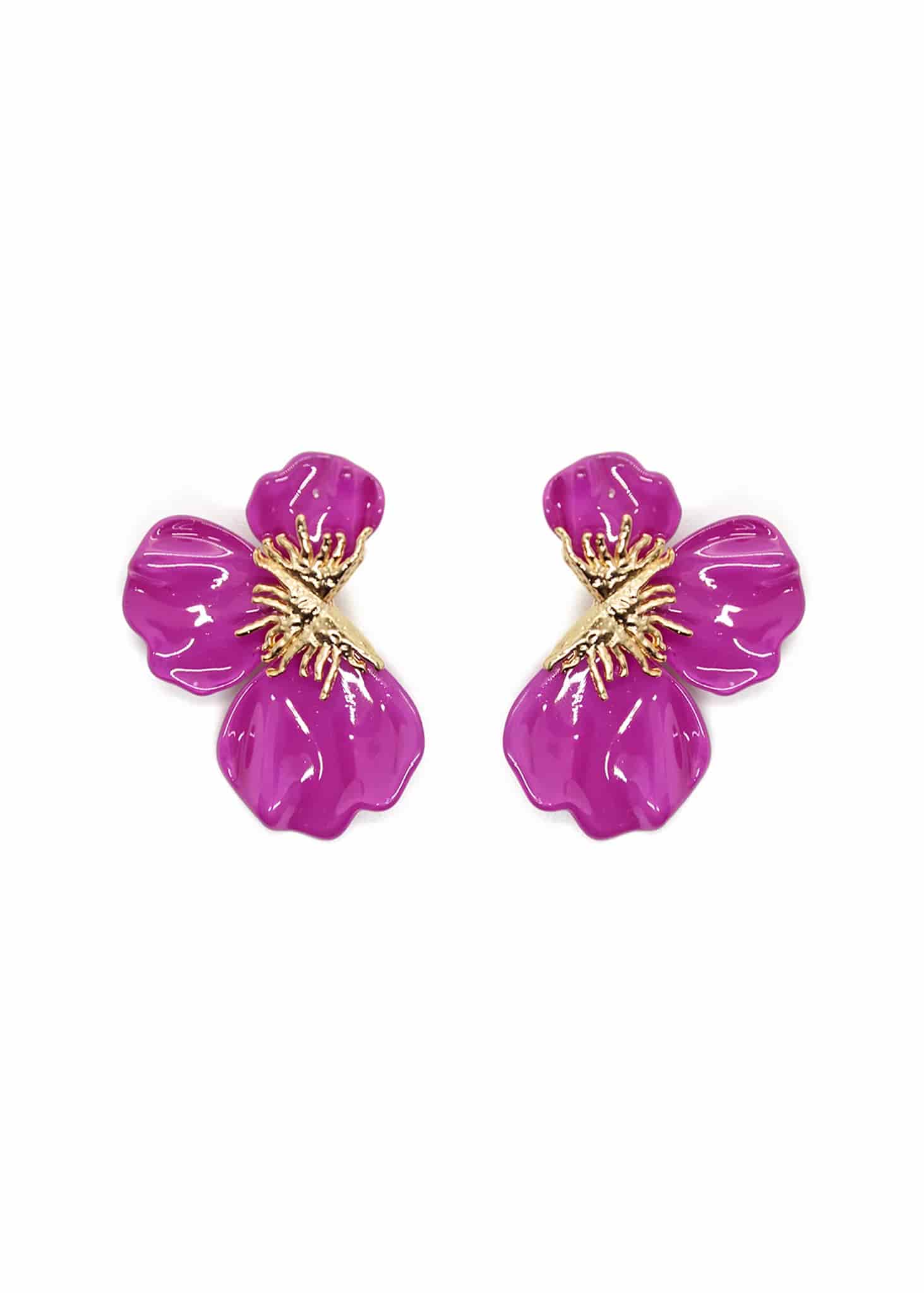 Aretes de flor - miniatura 2