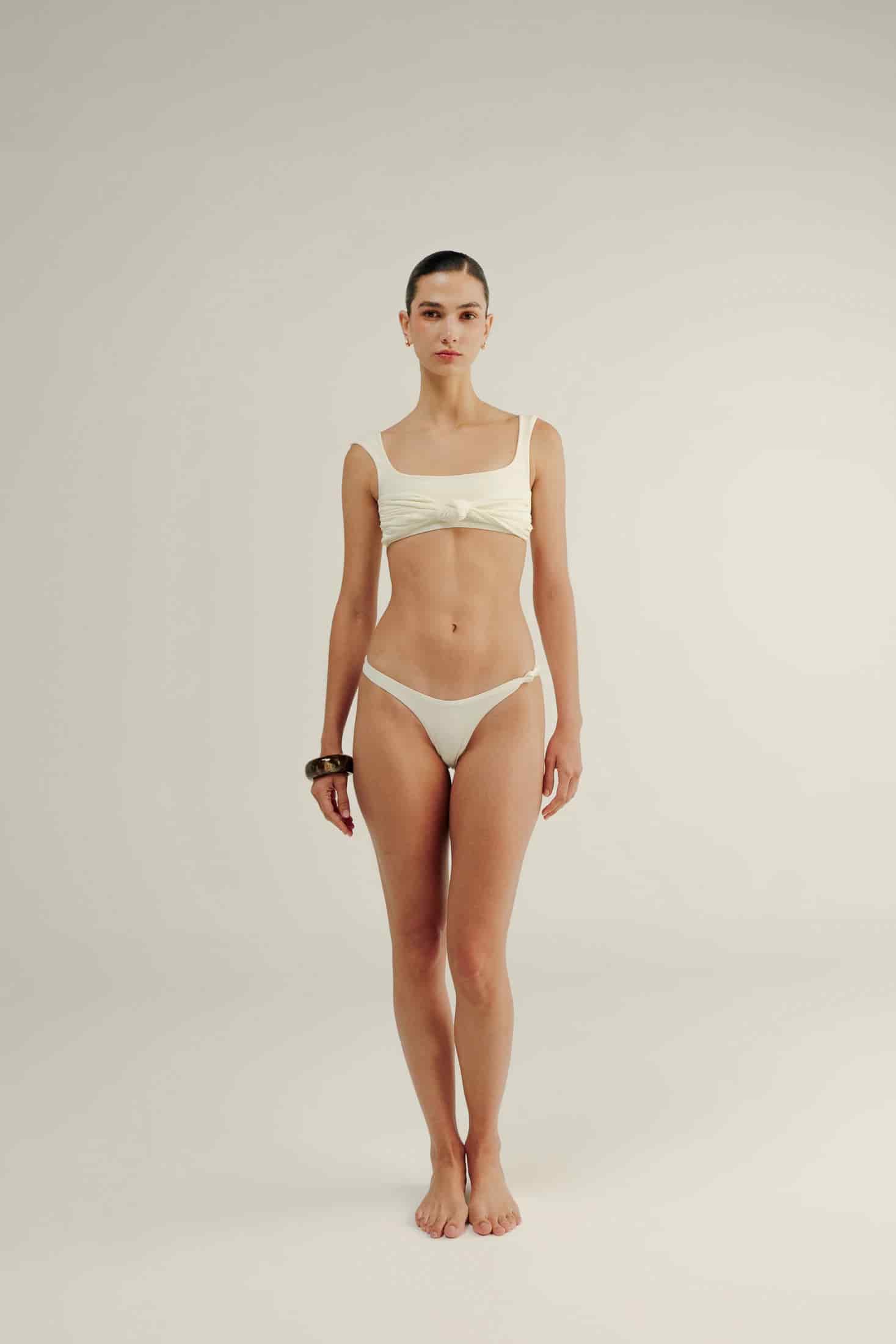 NUDO BIKINI BOTTOM - IVORY - miniatura 2