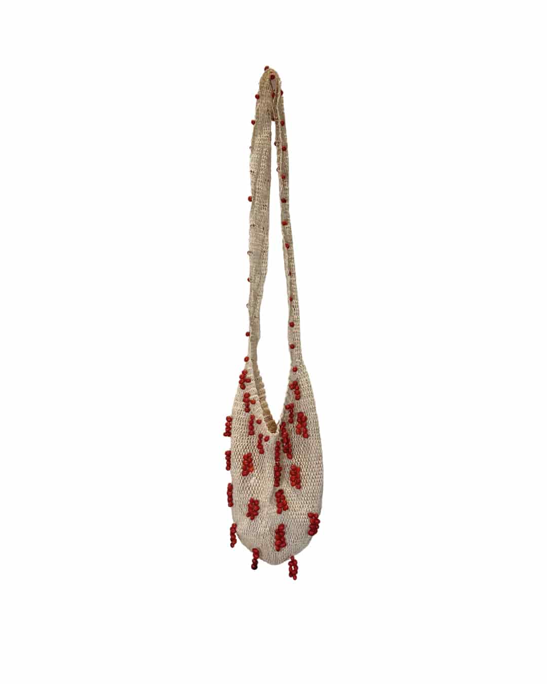 AYMA BAG IVORY-RED - miniatura 1