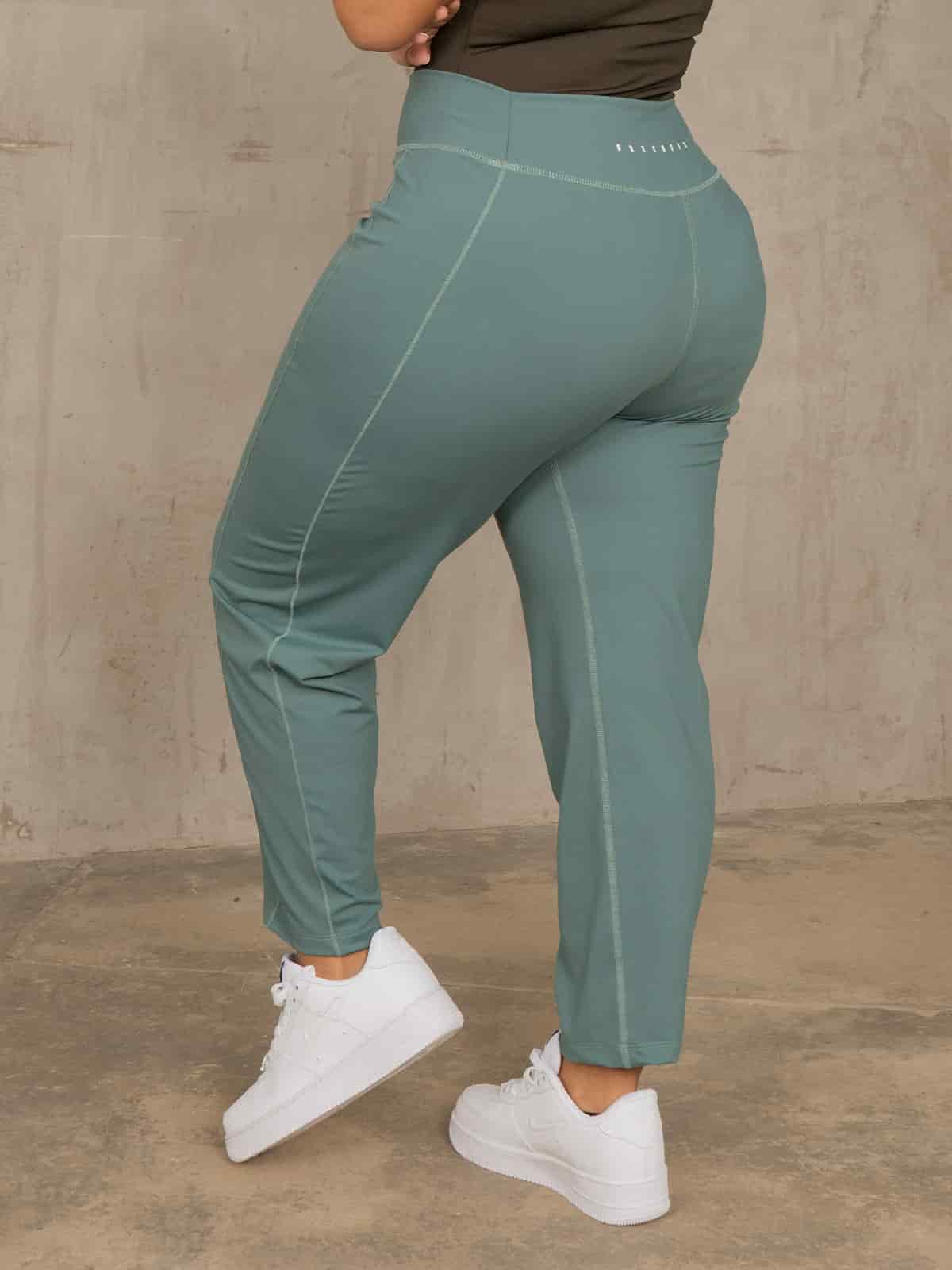 Pantalon lirio verde agua talla plus - miniatura 4