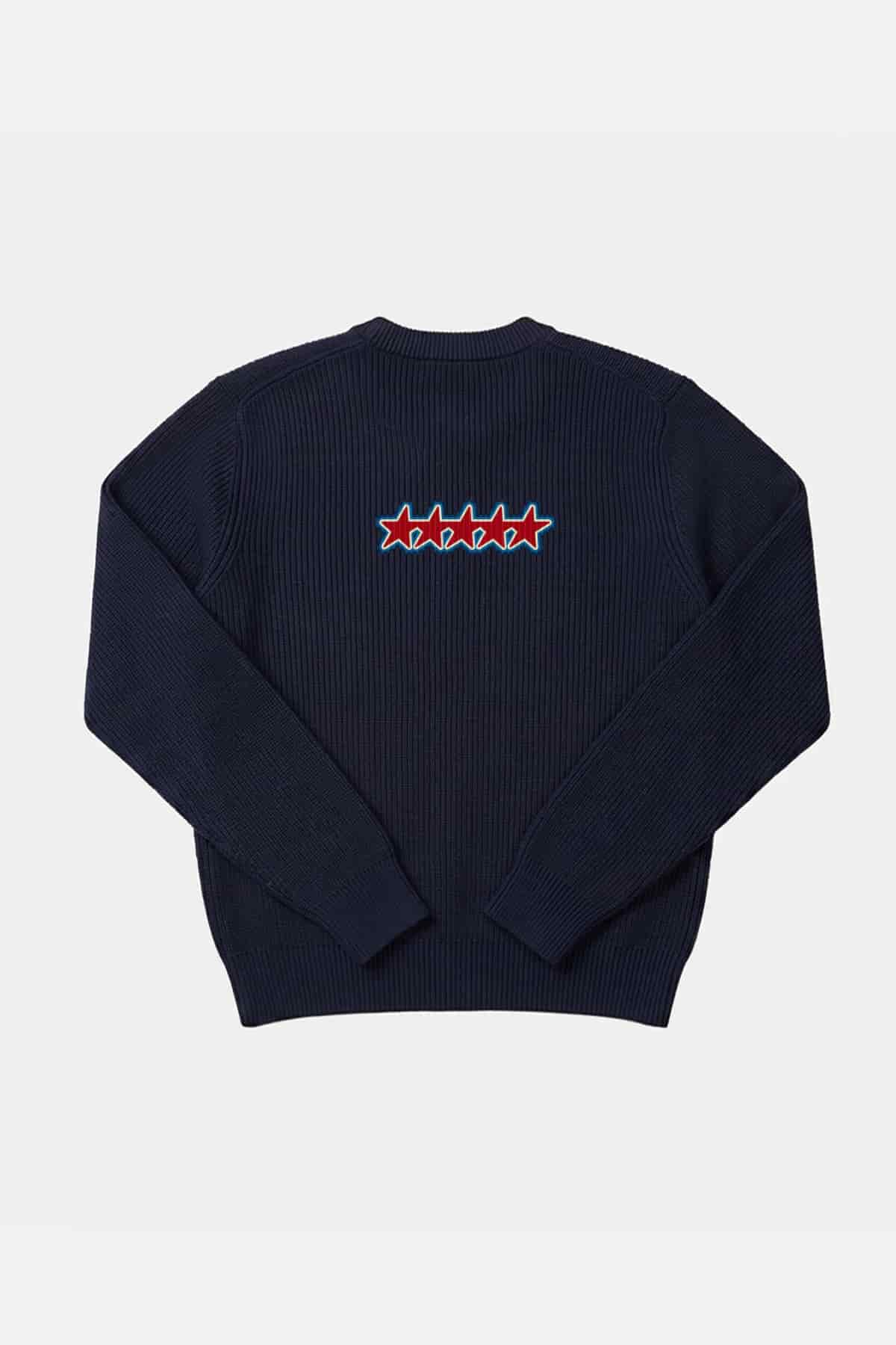 Starry Rib Sweater Navy - miniatura 2