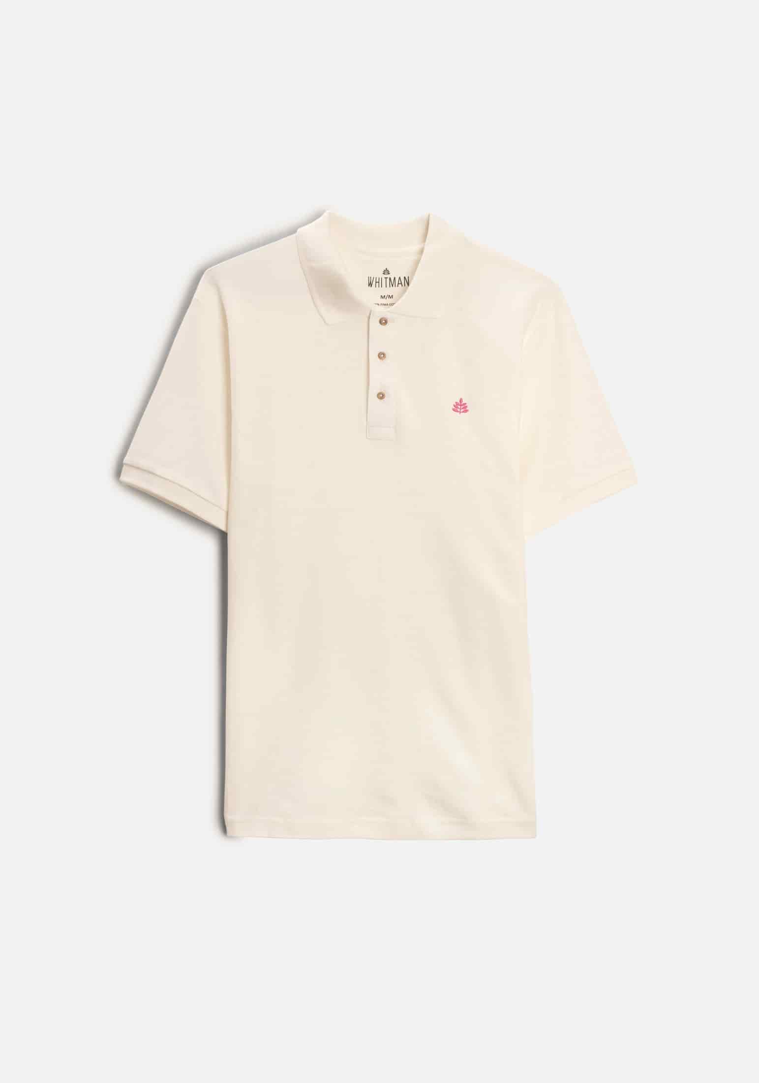 Camiseta Polo H Unicolor L-Fuc Marfil. - miniatura 1