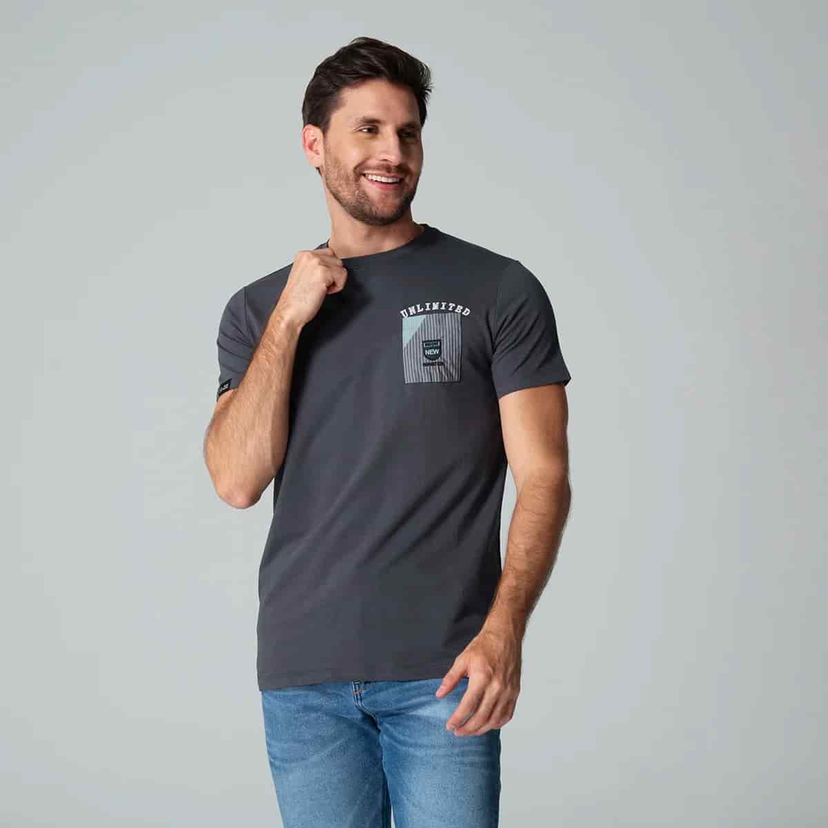 Camiseta Slim Cuello Redondo Unlimited - miniatura 5