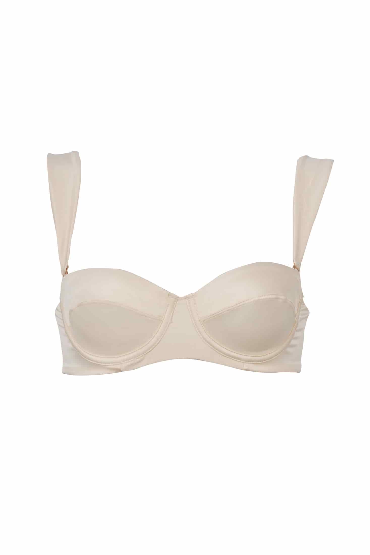 STRAPLESS CON ARO ELLIPSE SUAVIDAD PERLA - miniatura 3