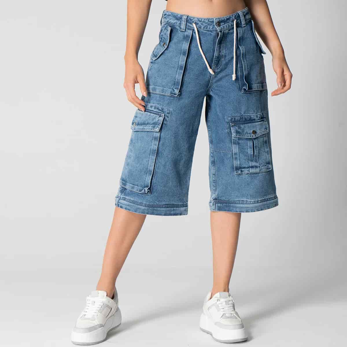 Pantalon Denim Jogger Convertible Fear - miniatura 9